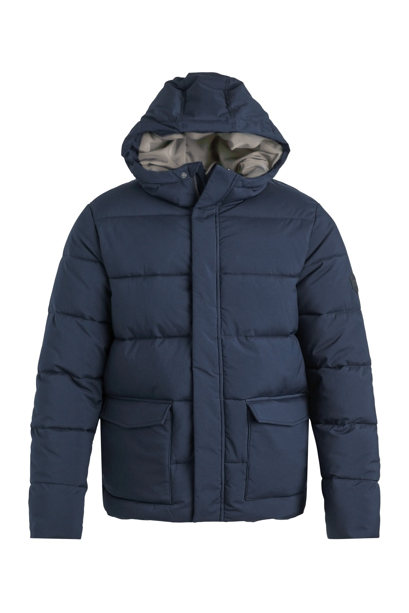 Weird Fish Calderwood Heavy Weight Padded Jacket Midnight