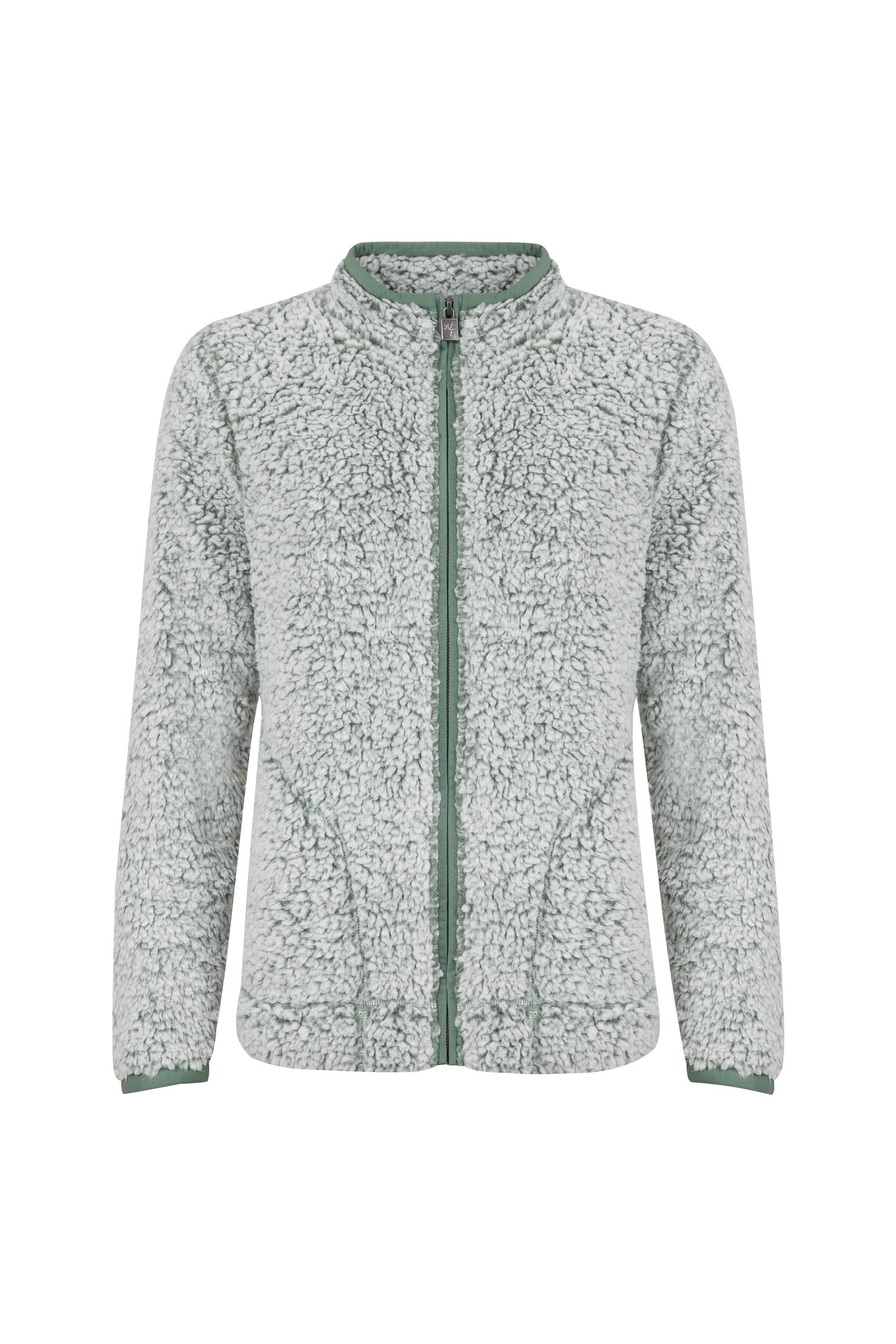 Weird Fish Deliah Cosy Full Zip Fleece Army Green