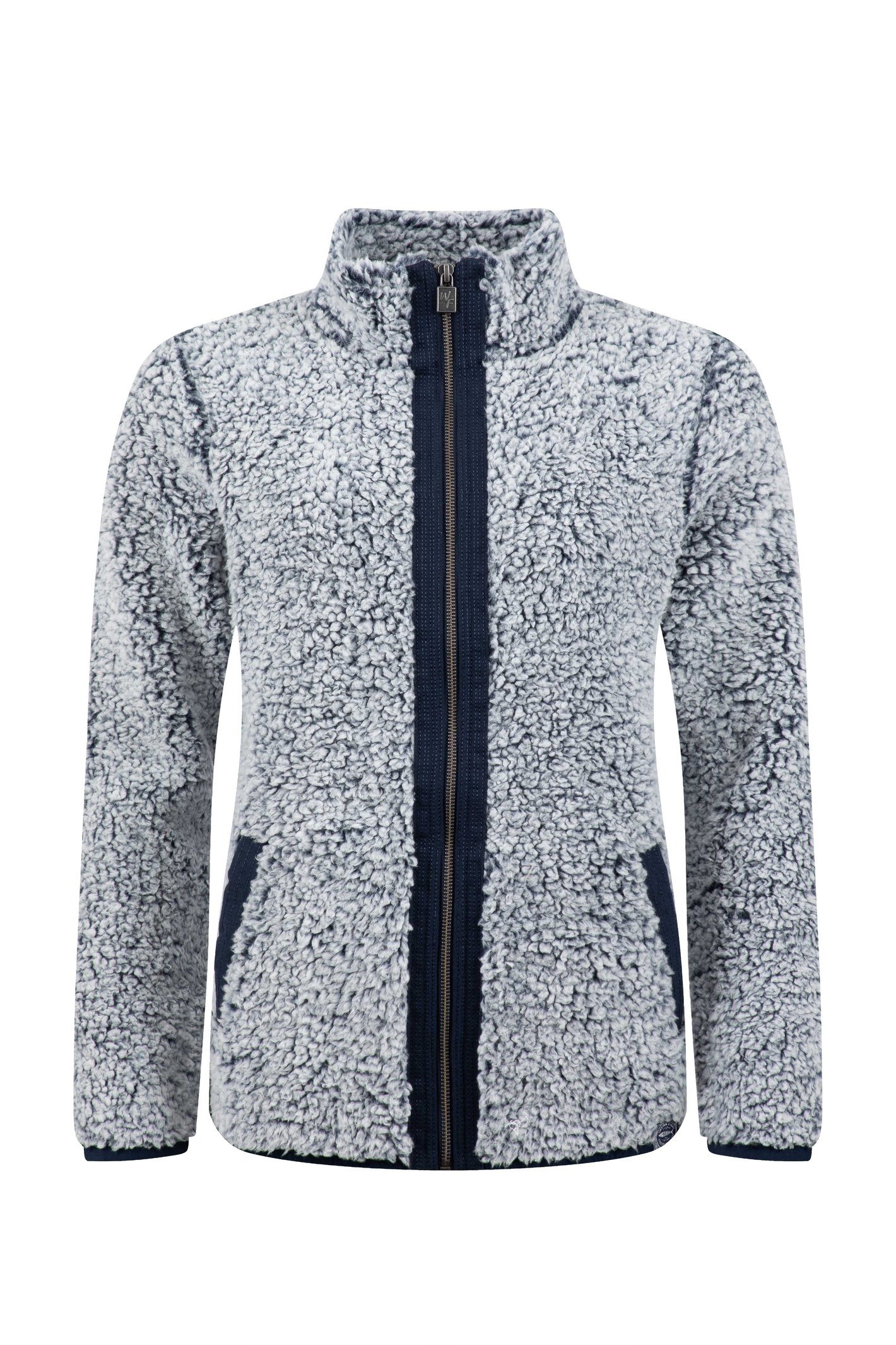 Weird Fish Clove Cosy Full Zip Fleece Navy
