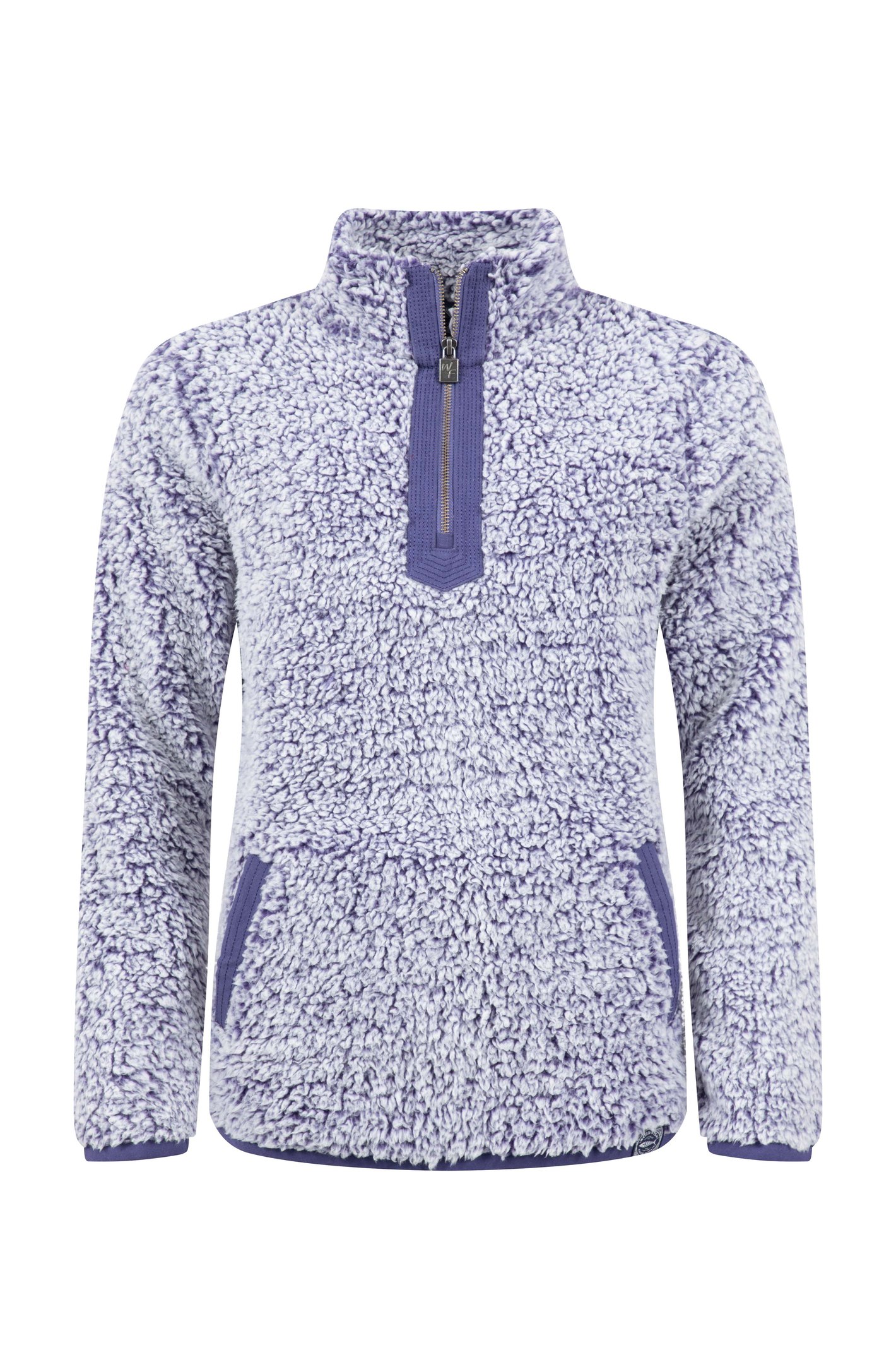Weird Fish Madi Cosy 1/4 Zip Fleece Blueberry