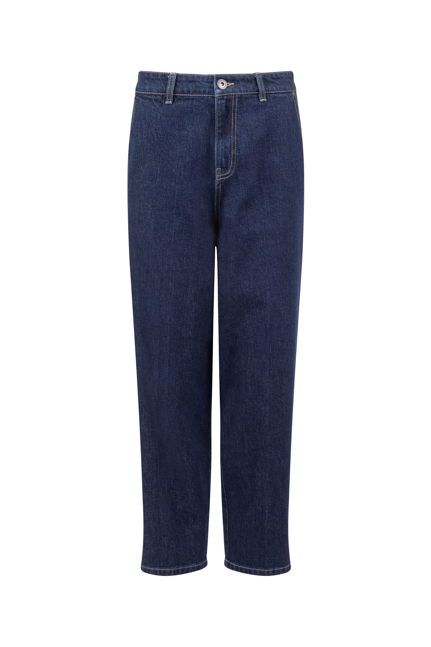 Weird Fish Beryl Barrell Jeans Dark Denim