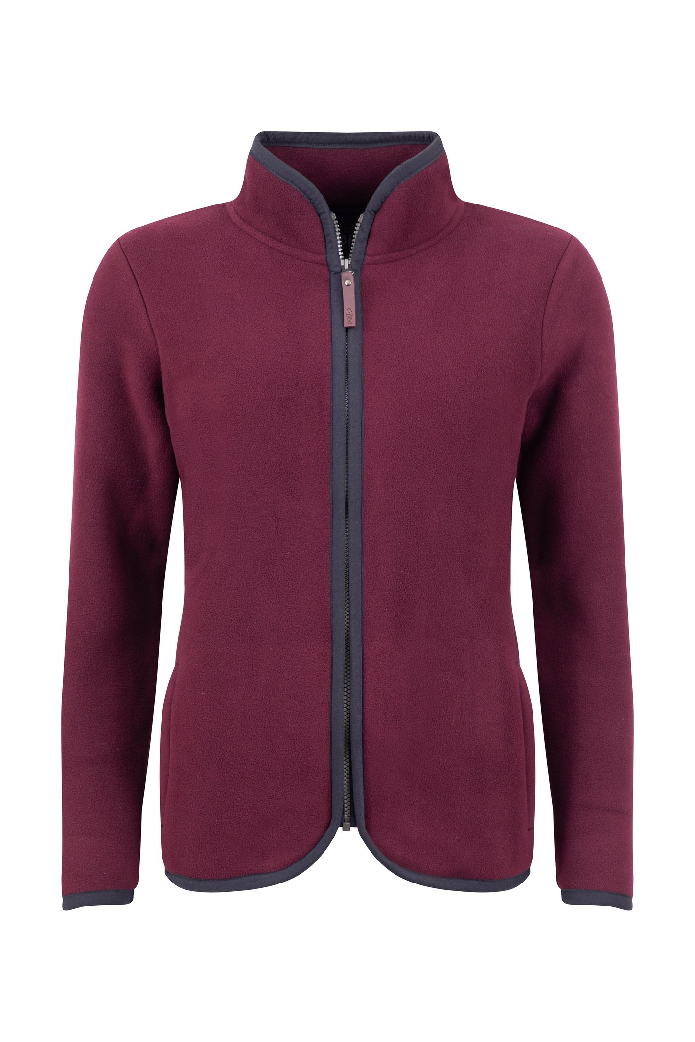 Weird Fish Tiana Full Zip Polar Fleece Aubergine