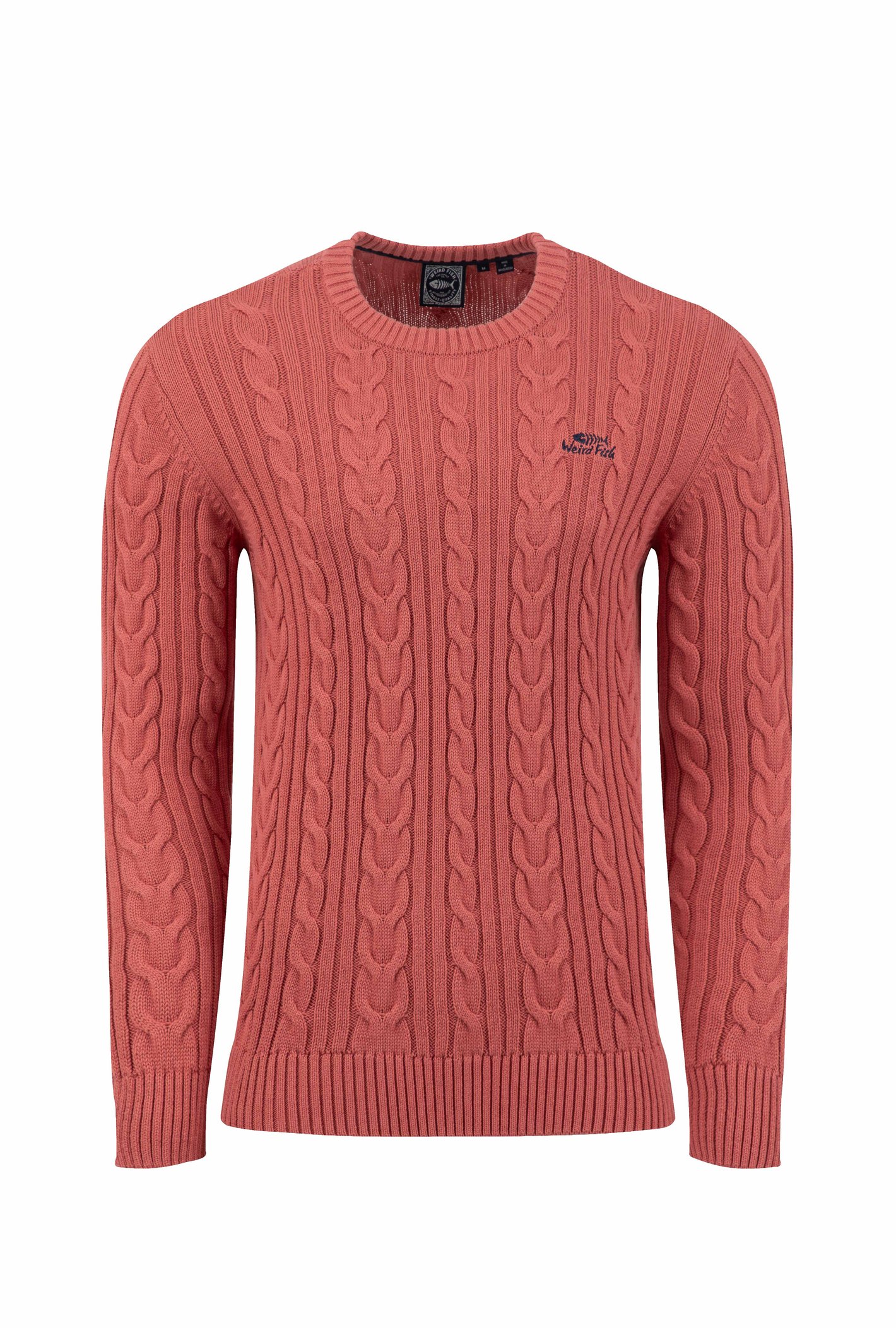 Weird Fish Griffen Cable Knit Jumper Nantucket
