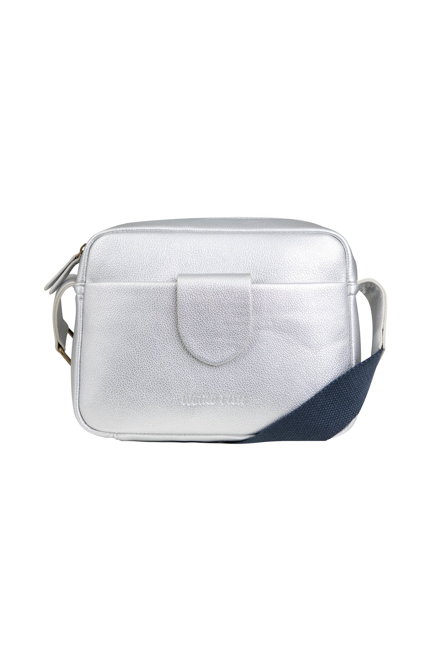 Weird Fish Dion Cross Body Bag Silver