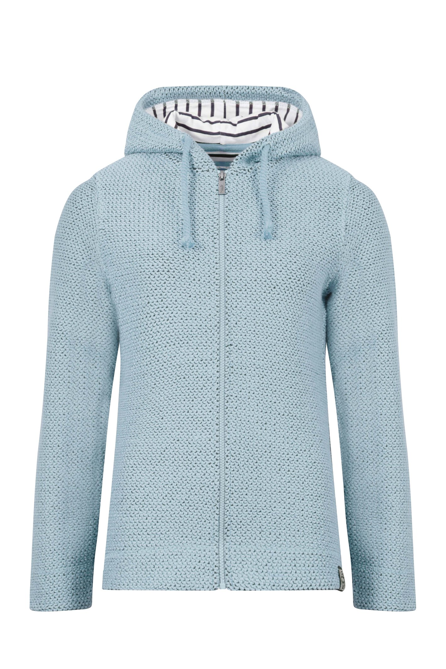 Weird Fish Chicoa Full Zip Macaroni Hoodie Powder Blue