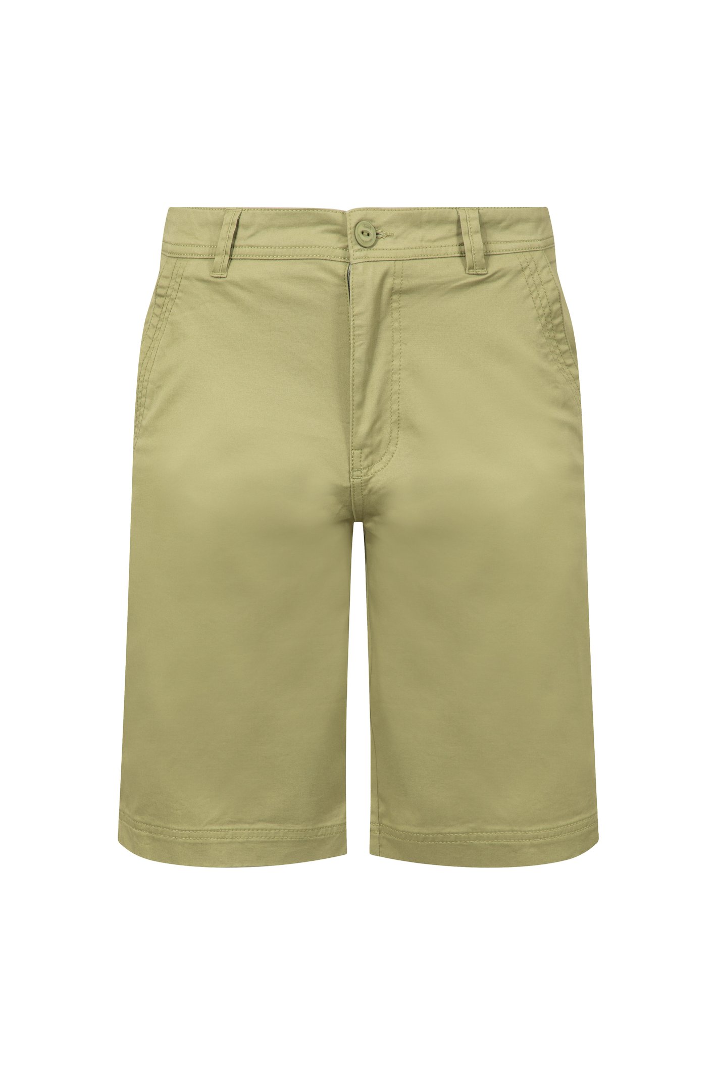 Weird Fish Rayburn Cotton Flat Front Shorts WashedOak