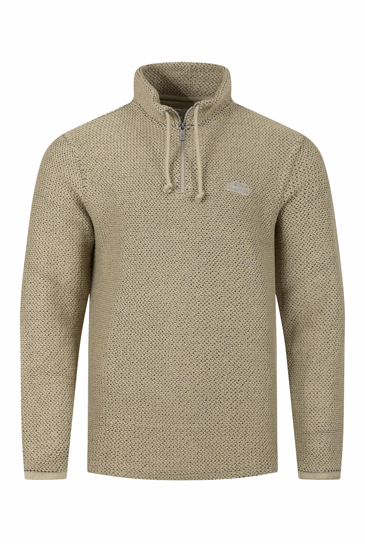 Weird Fish Cruiser 1/4 Zip Macaroni Sweatshirt Bracken