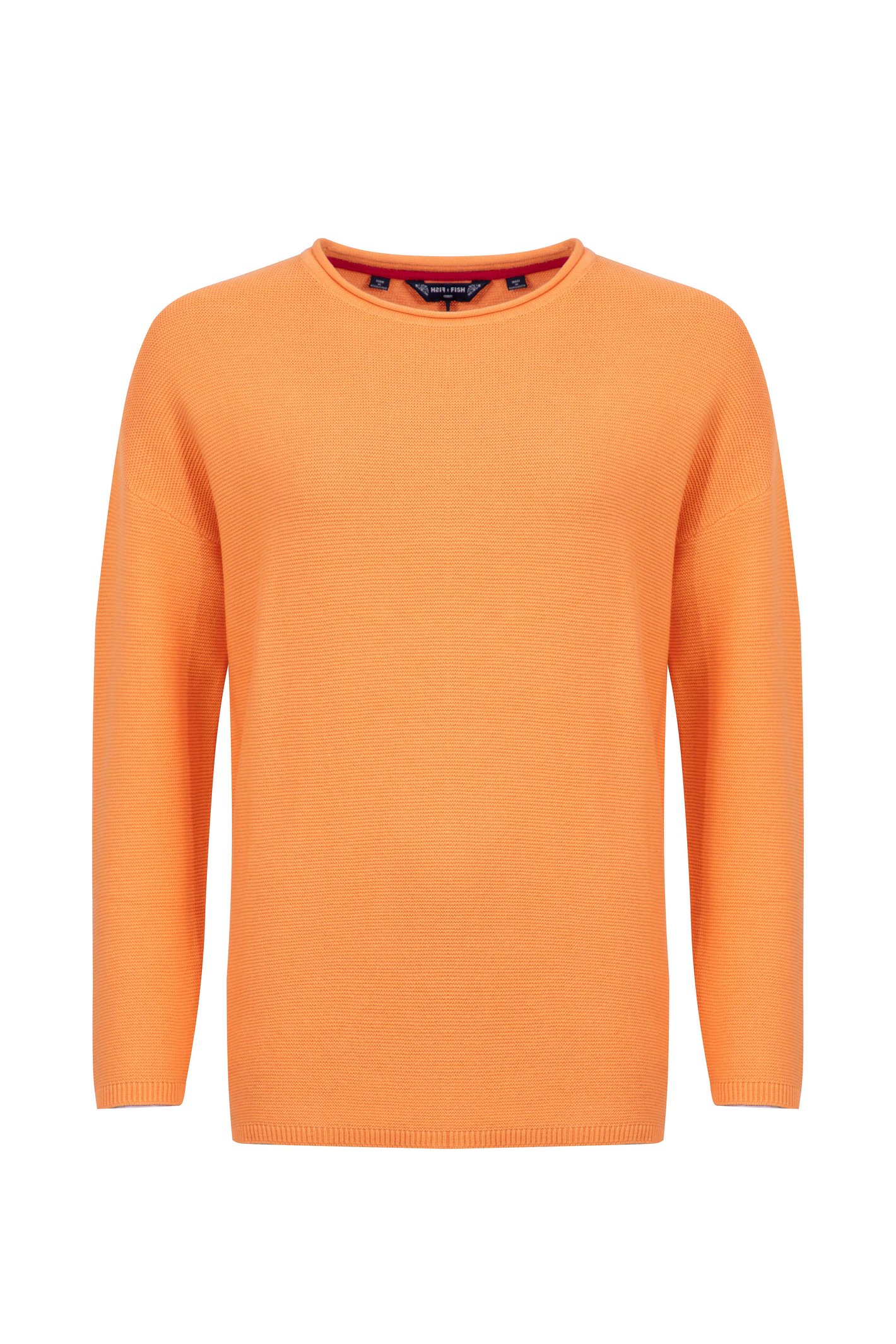 Weird Fish Dalla Knitted Crew Neck Jumper Sorbet