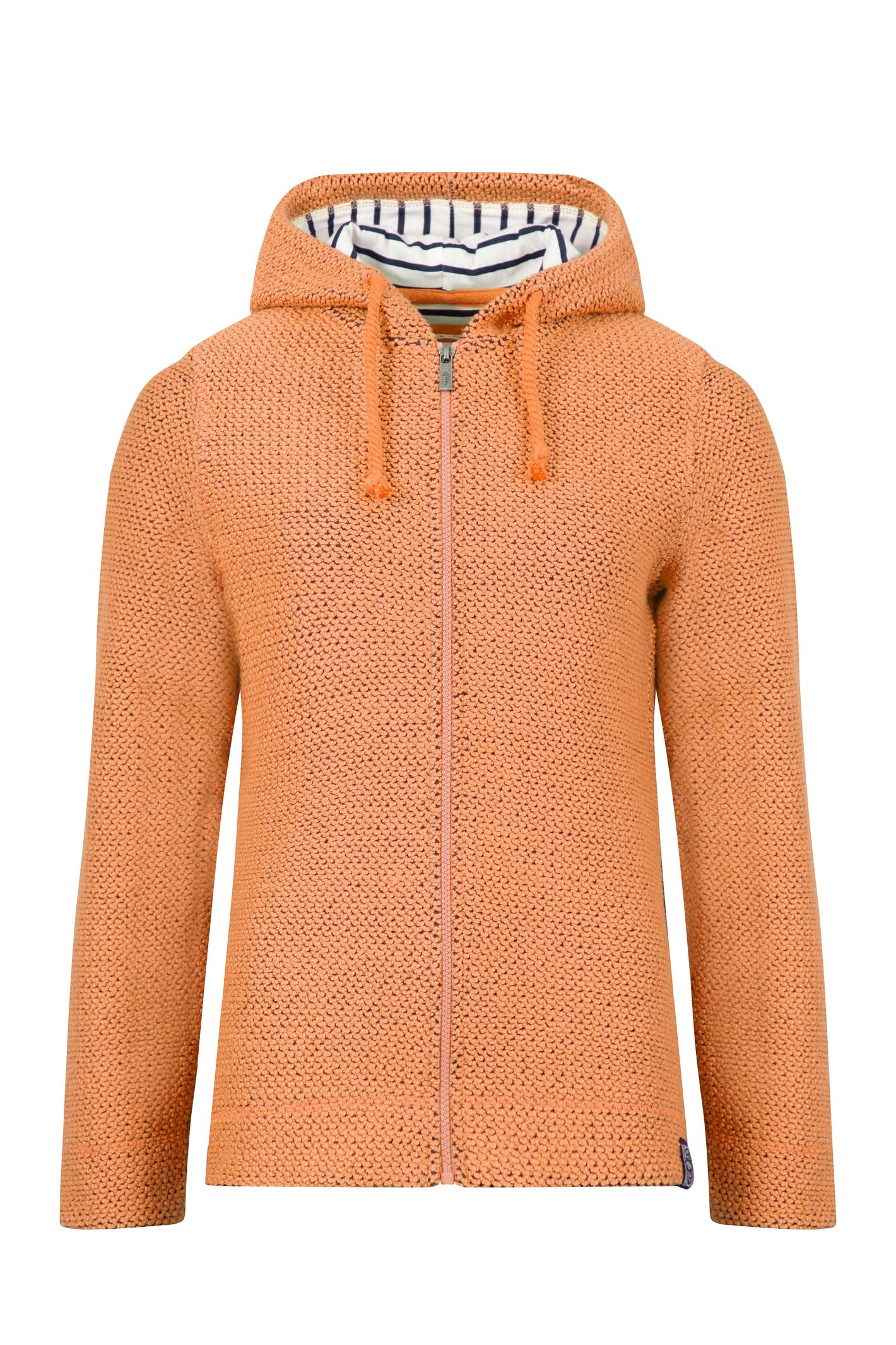 Weird Fish Chicoa Full Zip Macaroni Hoodie Apricot