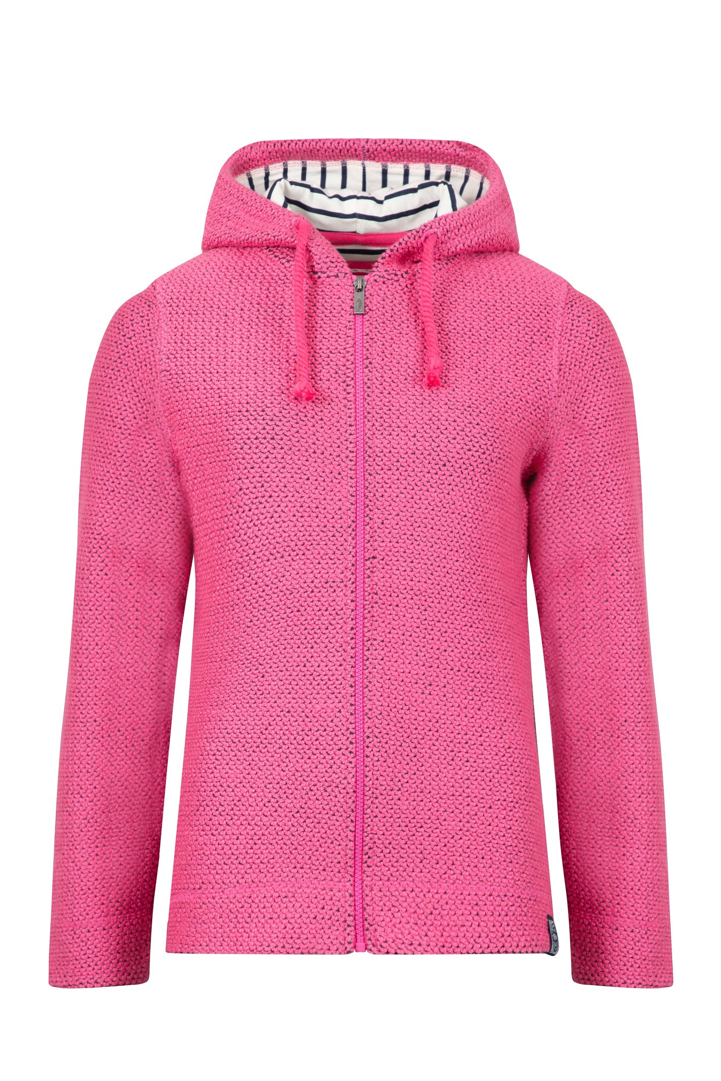 Weird Fish Chicoa Full Zip Macaroni Hoodie Peony
