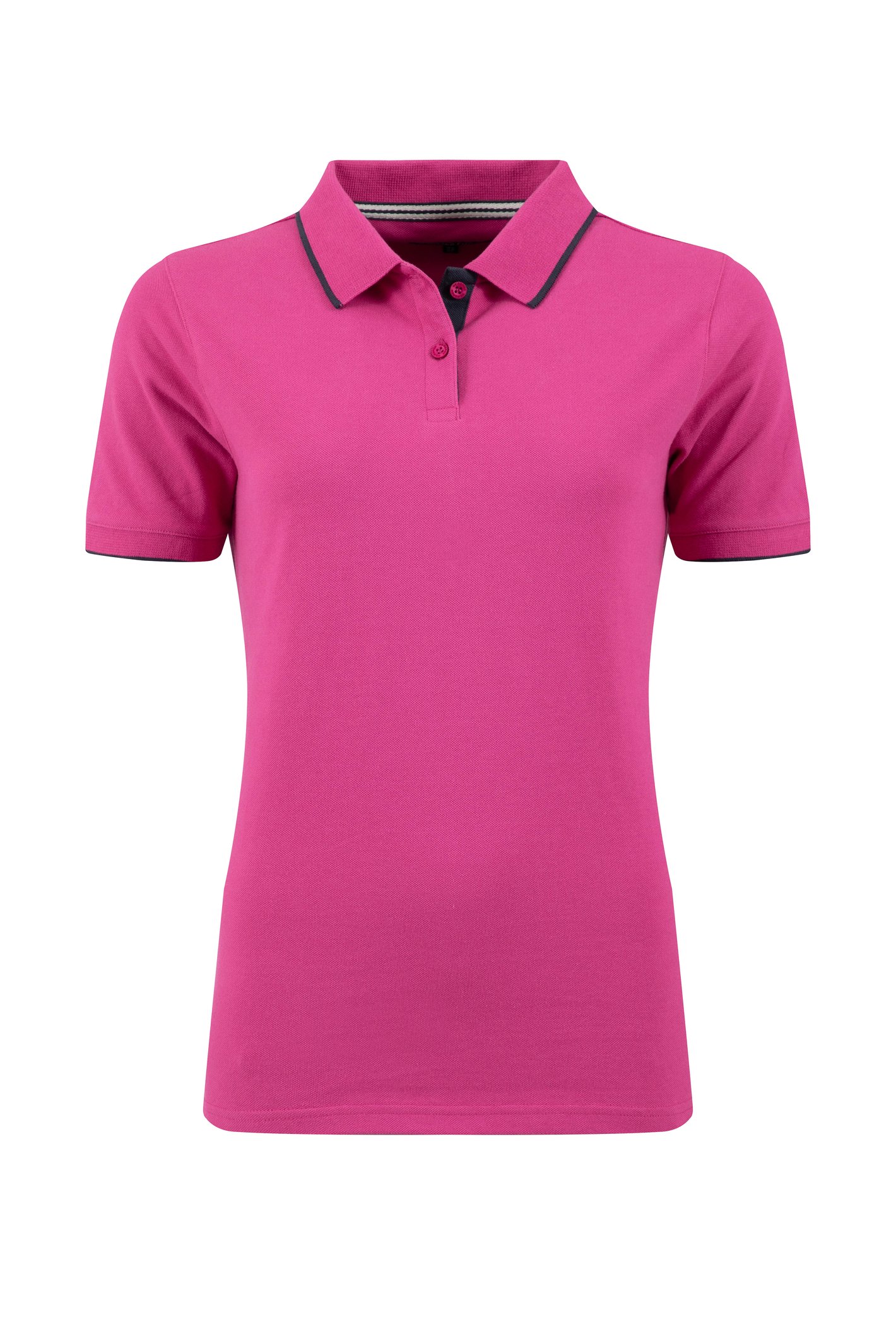 Weird Fish Pammie Pique Polo Shirt Gerbera