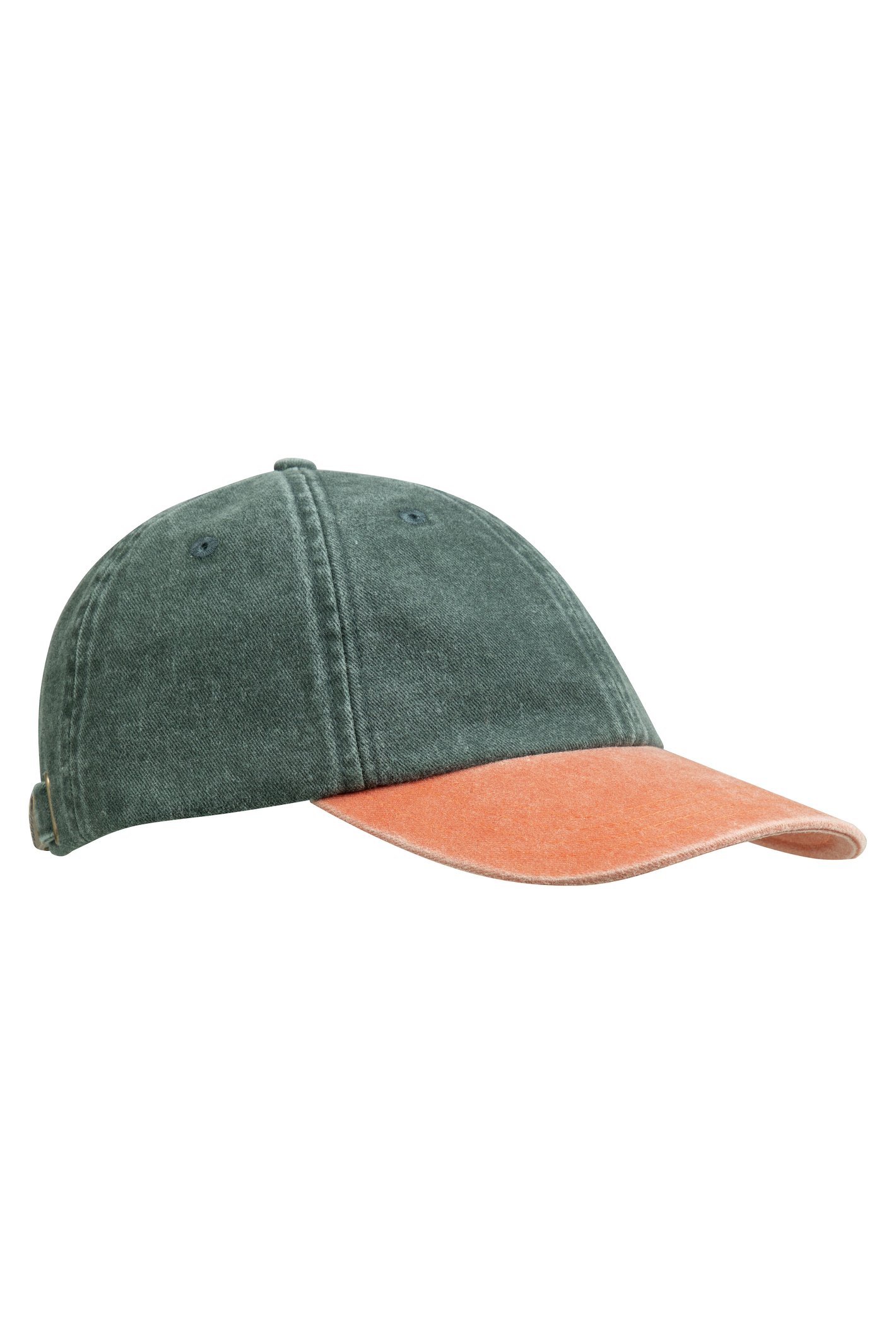 Weird Fish Westbury Colour Block Twill Cap Basil
