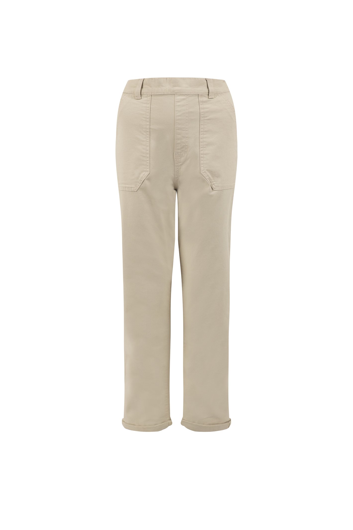 Weird Fish Malorri Chino Trousers Stone Size 8
