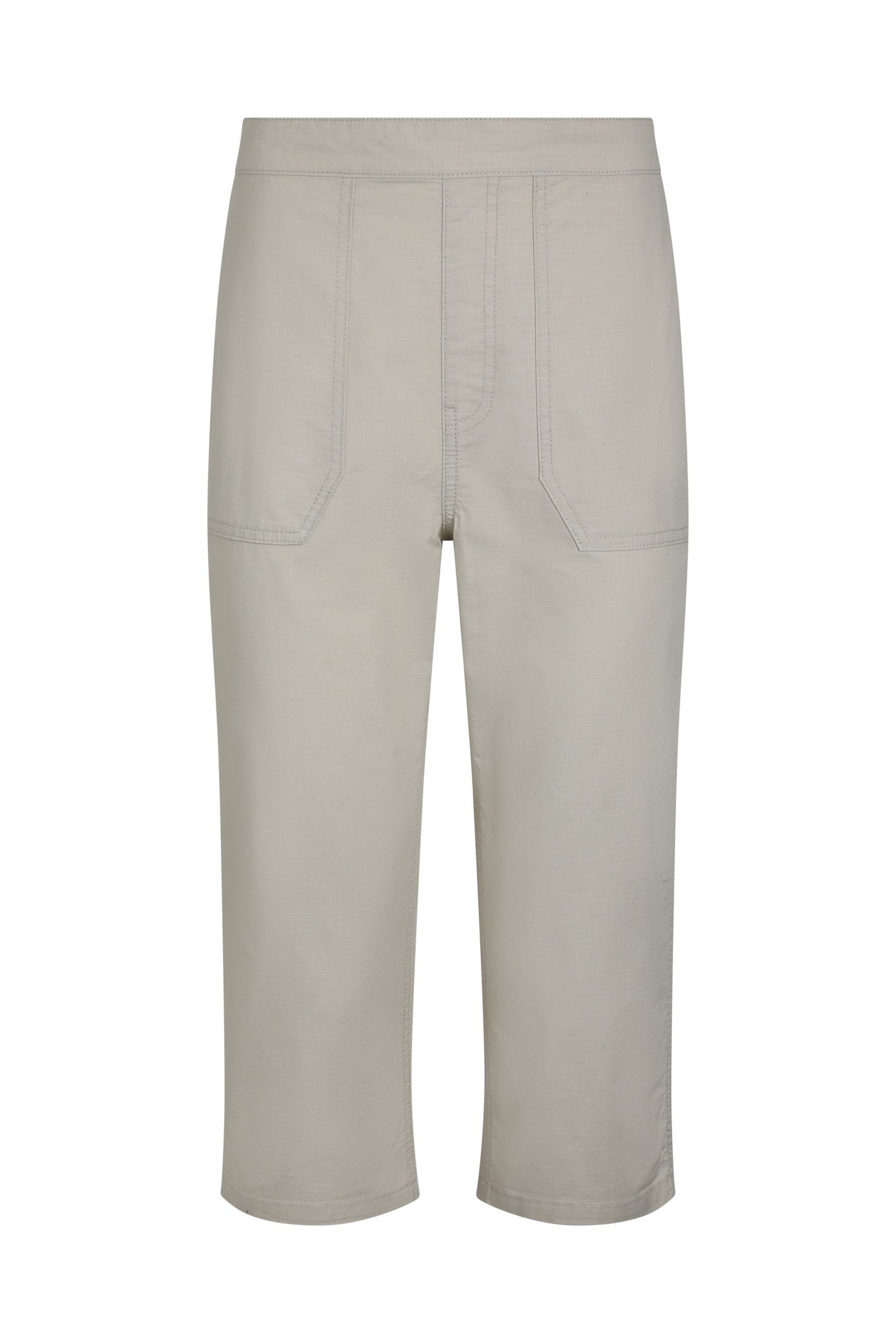 Weird Fish Anyar 3/4 Length Ripstop Trousers Oyster Size 20