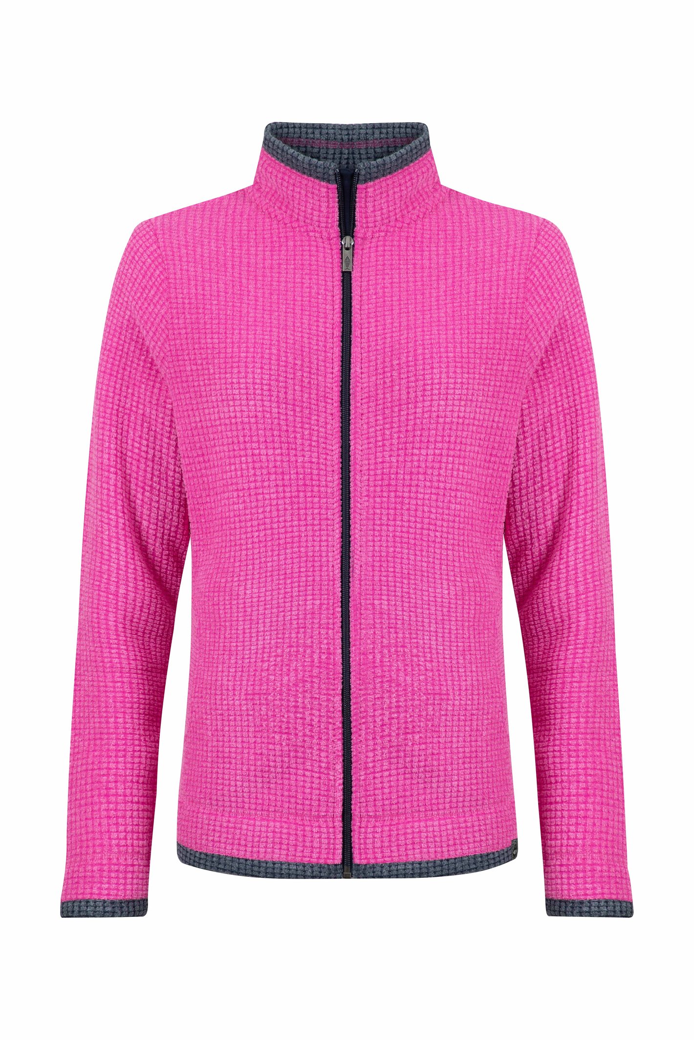 Weird Fish Ariana Full Zip Grid Fleece Gerbera Size 8