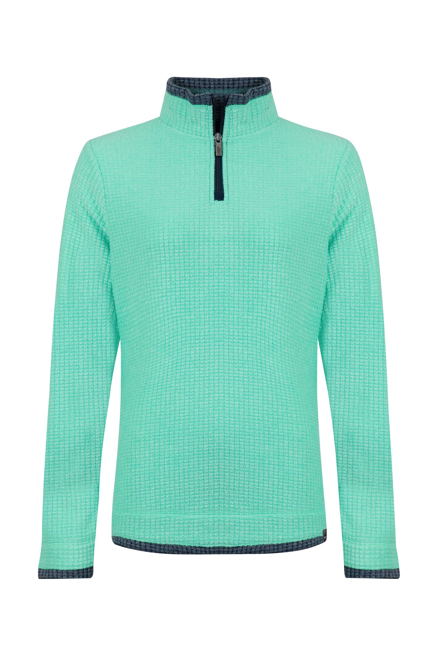 Weird Fish Beye 1/4 Zip Grid Fleece Bevelled Glass