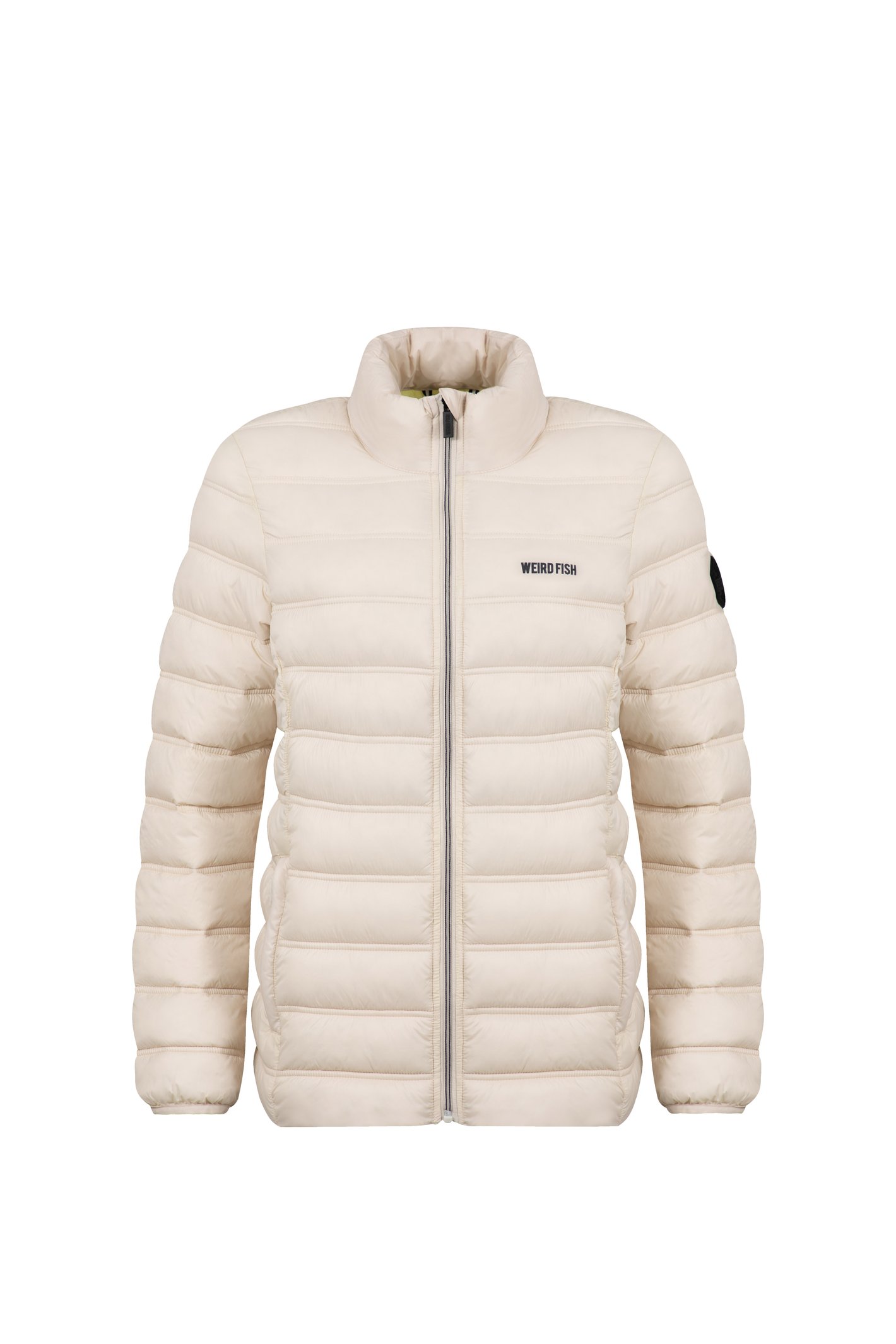 Weird Fish Travellia Lightweight Showerproof Padded Jacket Egg Shell