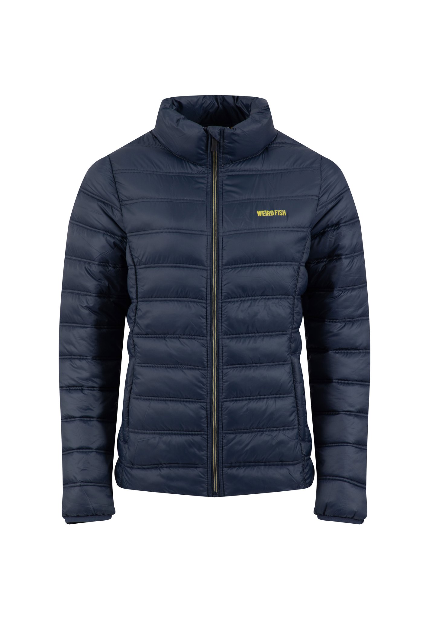 Weird Fish Travellia Lightweight Showerproof Padded Jacket Navy