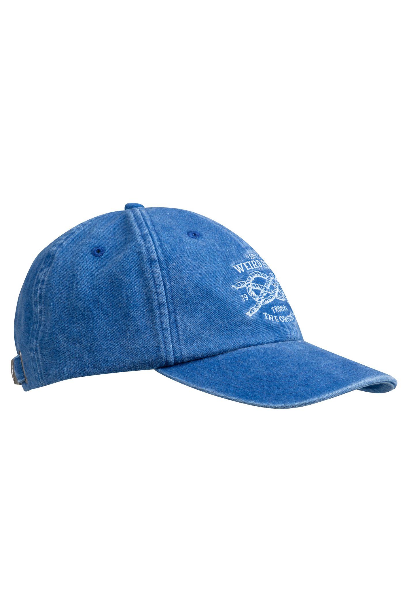 Weird Fish Nautical Knot Twill Cap Mazarine Blue