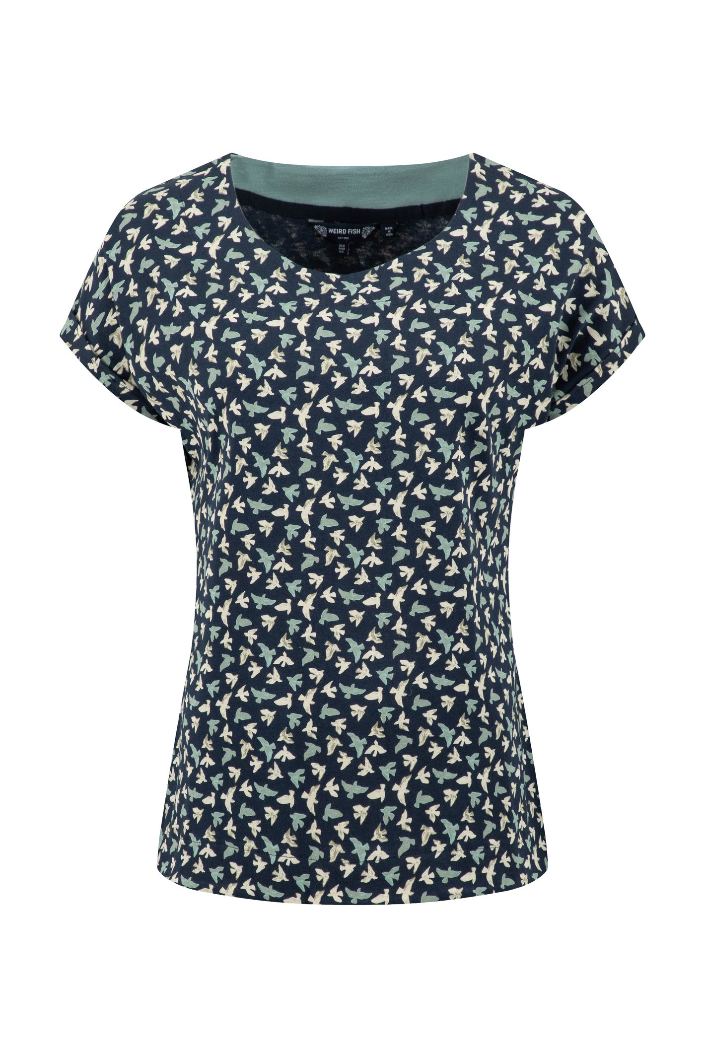 Weird Fish Paw Paw Printed Jersey T-Shirt Midnight