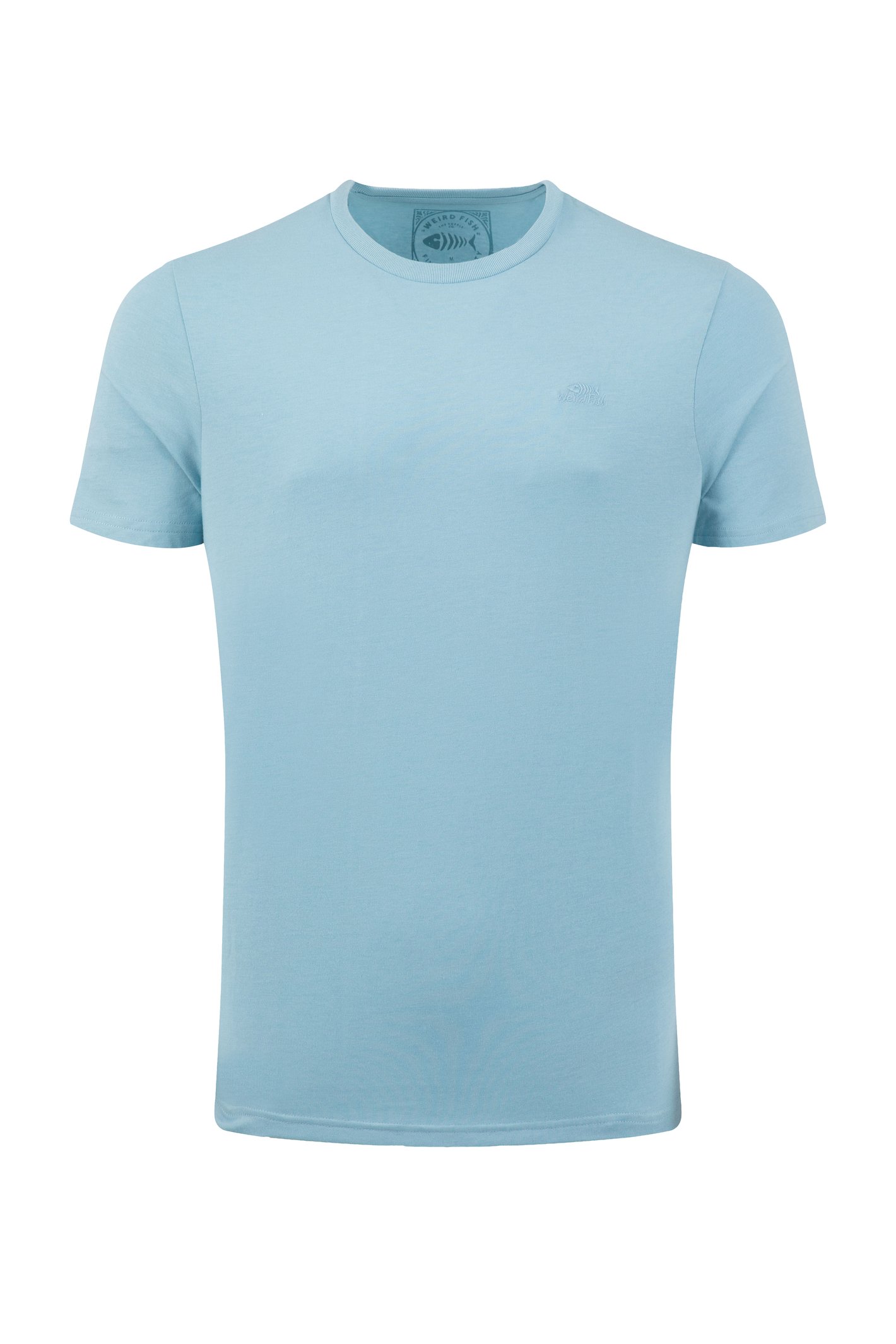 Weird Fish Hooked Branded T-Shirt Sky Blue Size M