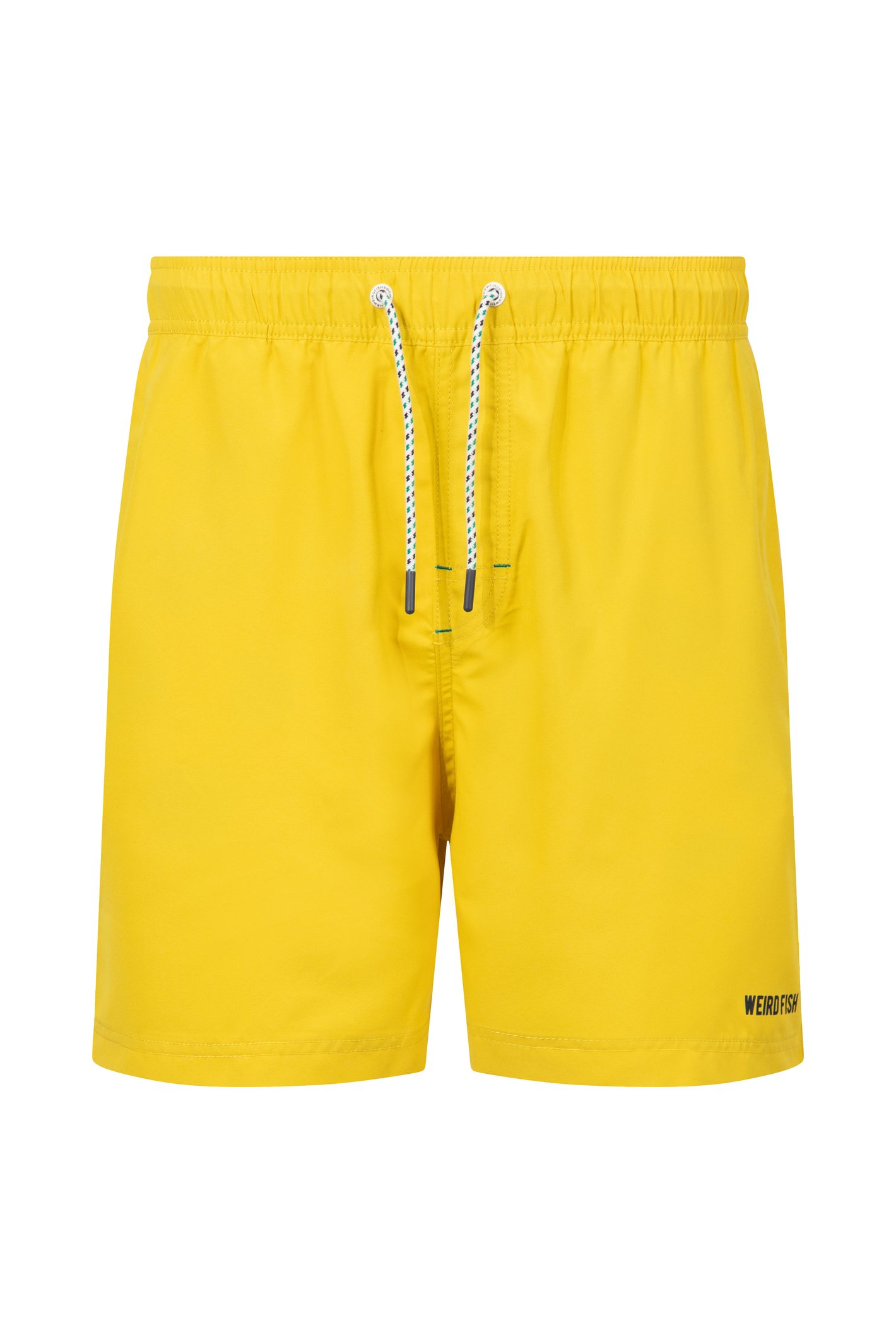 Weird Fish Banning Swim Shorts Canary