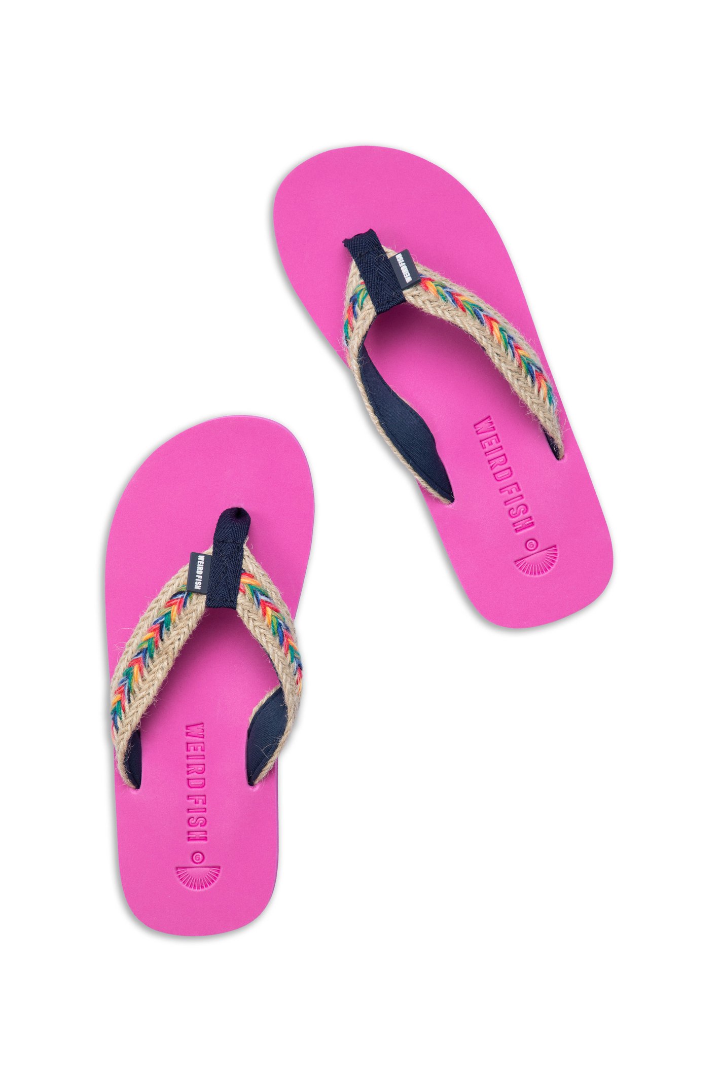 Weird Fish Adila Braided Flip Flops Gerbera
