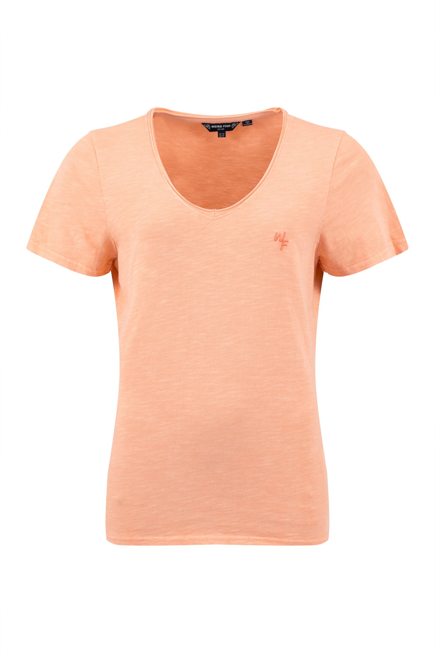 Weird Fish Hailey V-Neck T-Shirt Sorbet