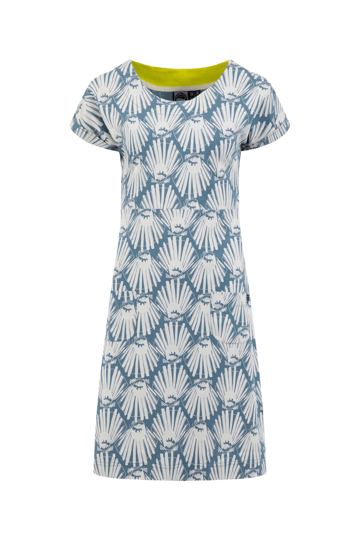 Weird Fish Tallahassee Printed Jersey Dress Arona