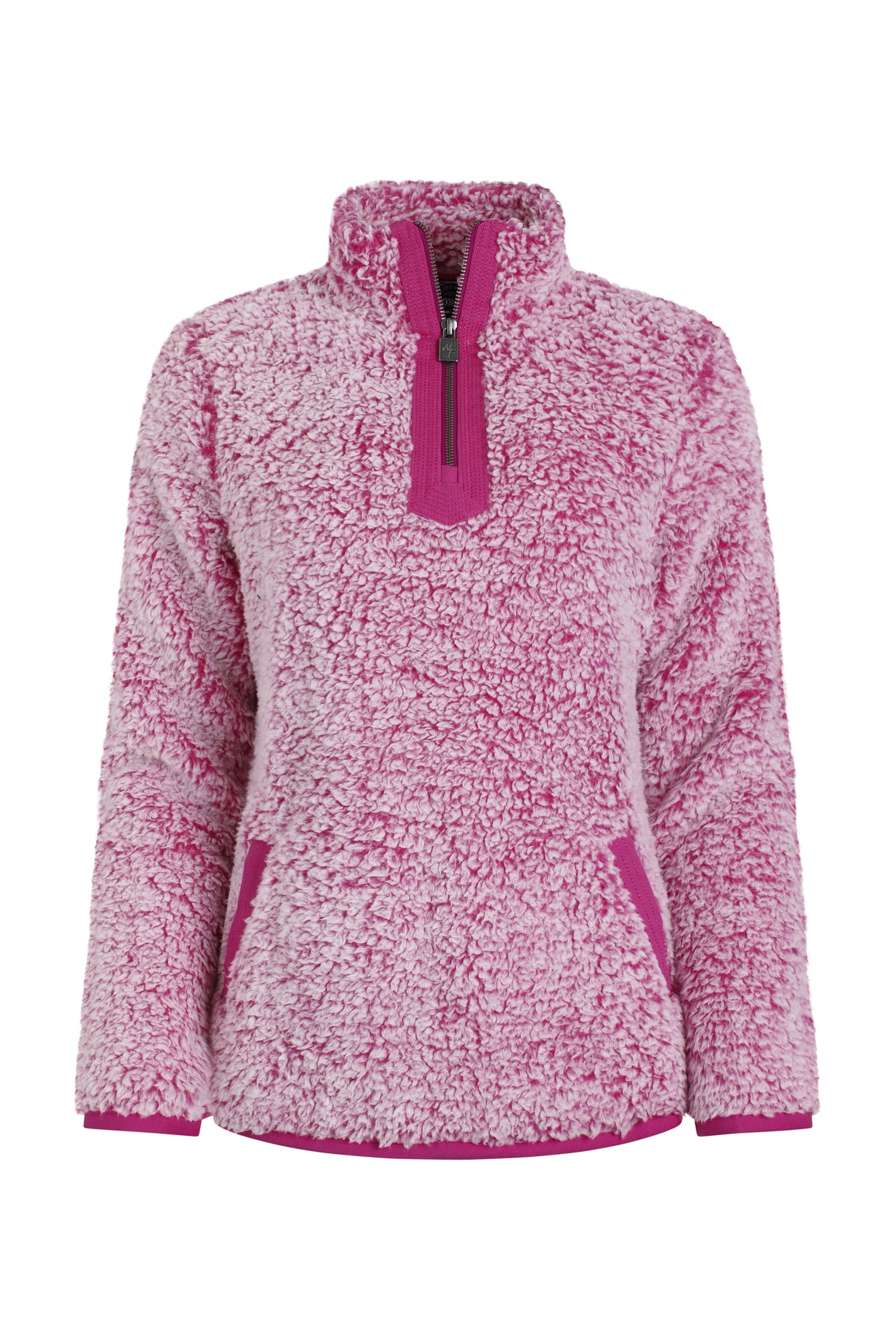 Weird Fish Pipper Cosy 1/4 Zip Fleece Dark Raspberry