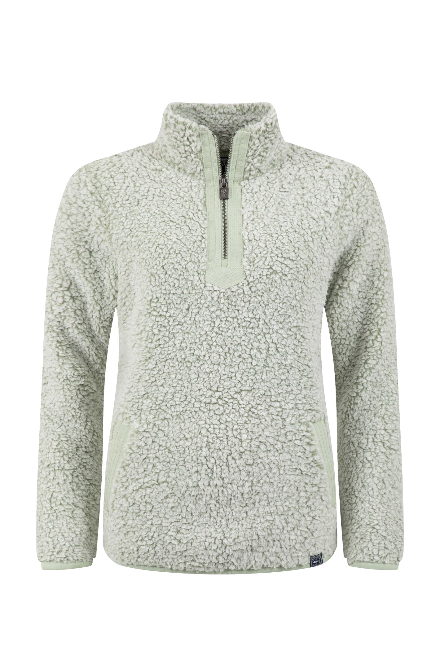 Weird Fish Pipper Cosy 1/4 Zip Fleece Sage