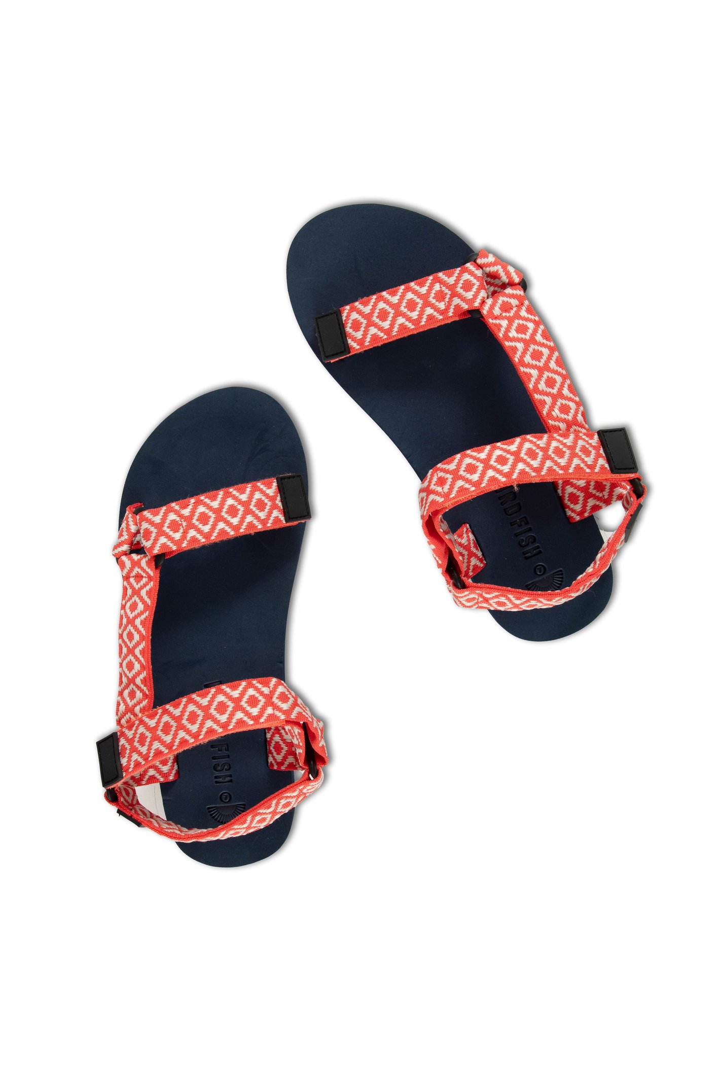 Weird Fish Trek Walking Sandals Dark Coral