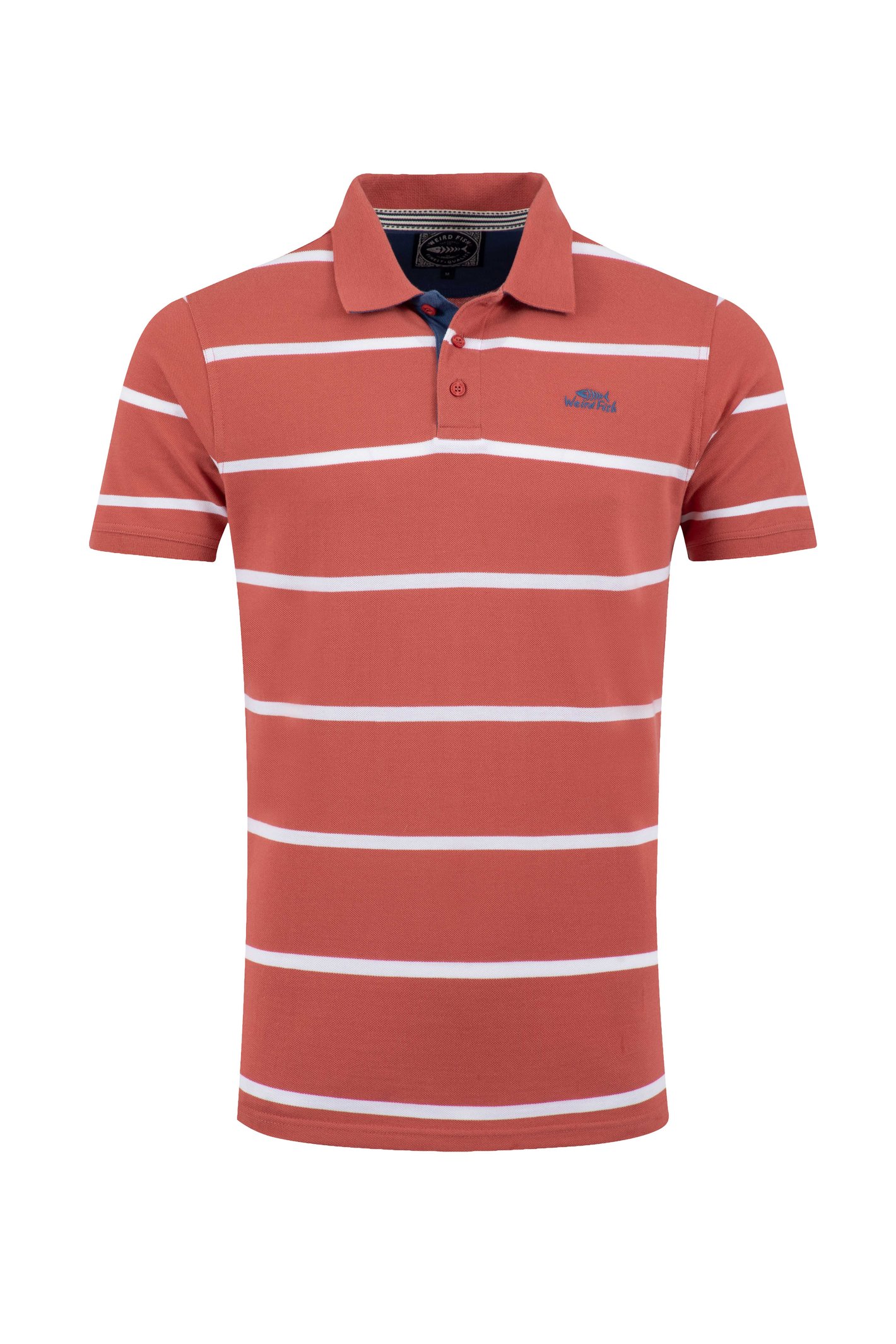 Weird Fish Fabian Striped Pique Polo Shirt Nantucket