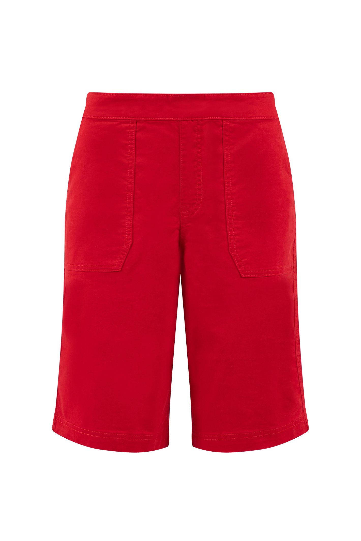 Weird Fish Kinnie Flat Fronted Shorts Barberry Red Marl