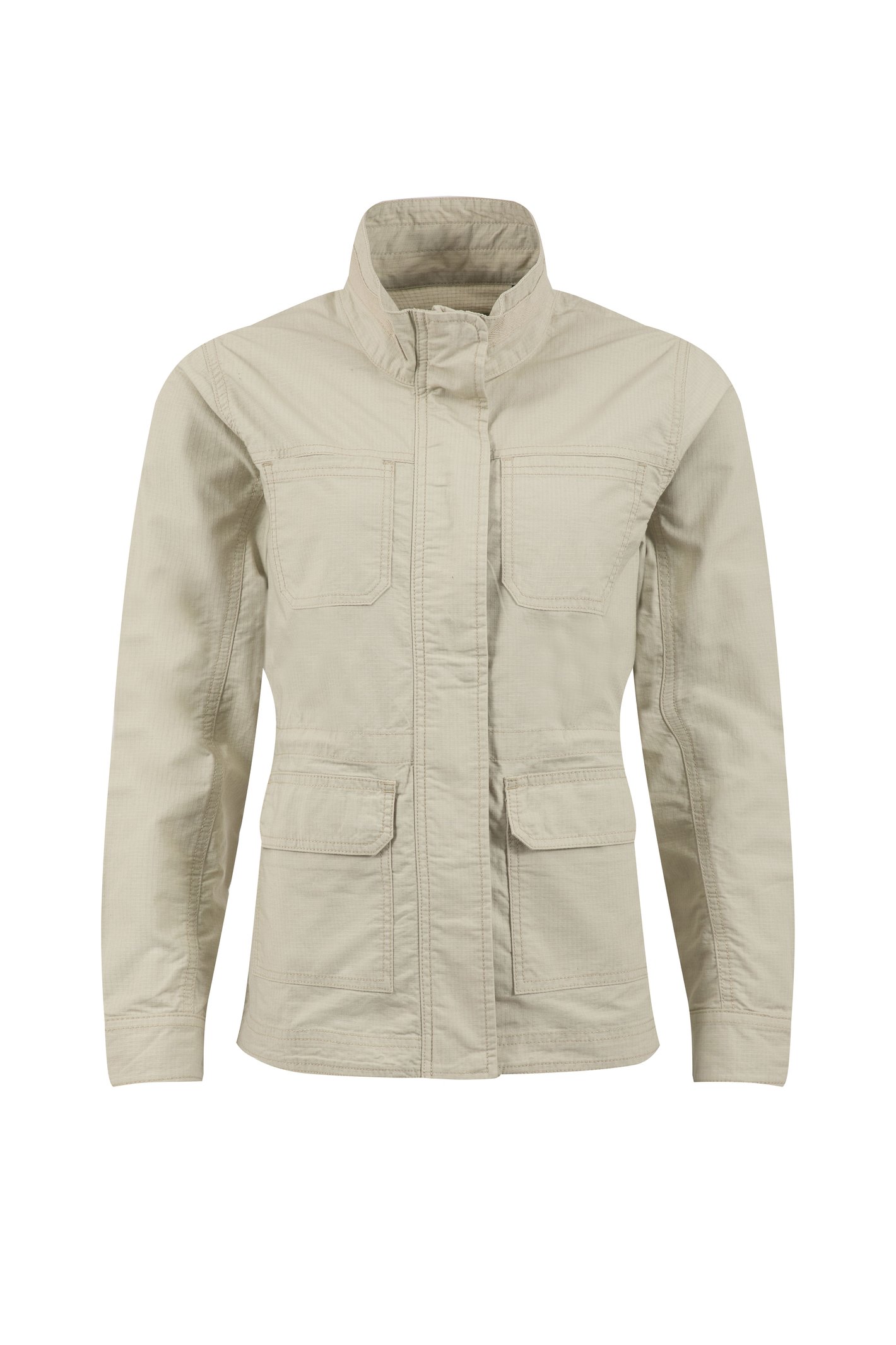 Weird Fish Kelia Utility Jacket Stone