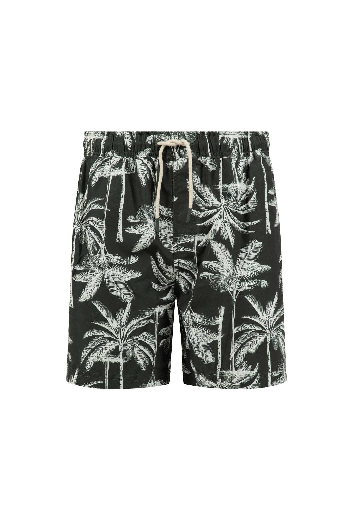 Weird Fish Orcha Printed Swim Shorts Black