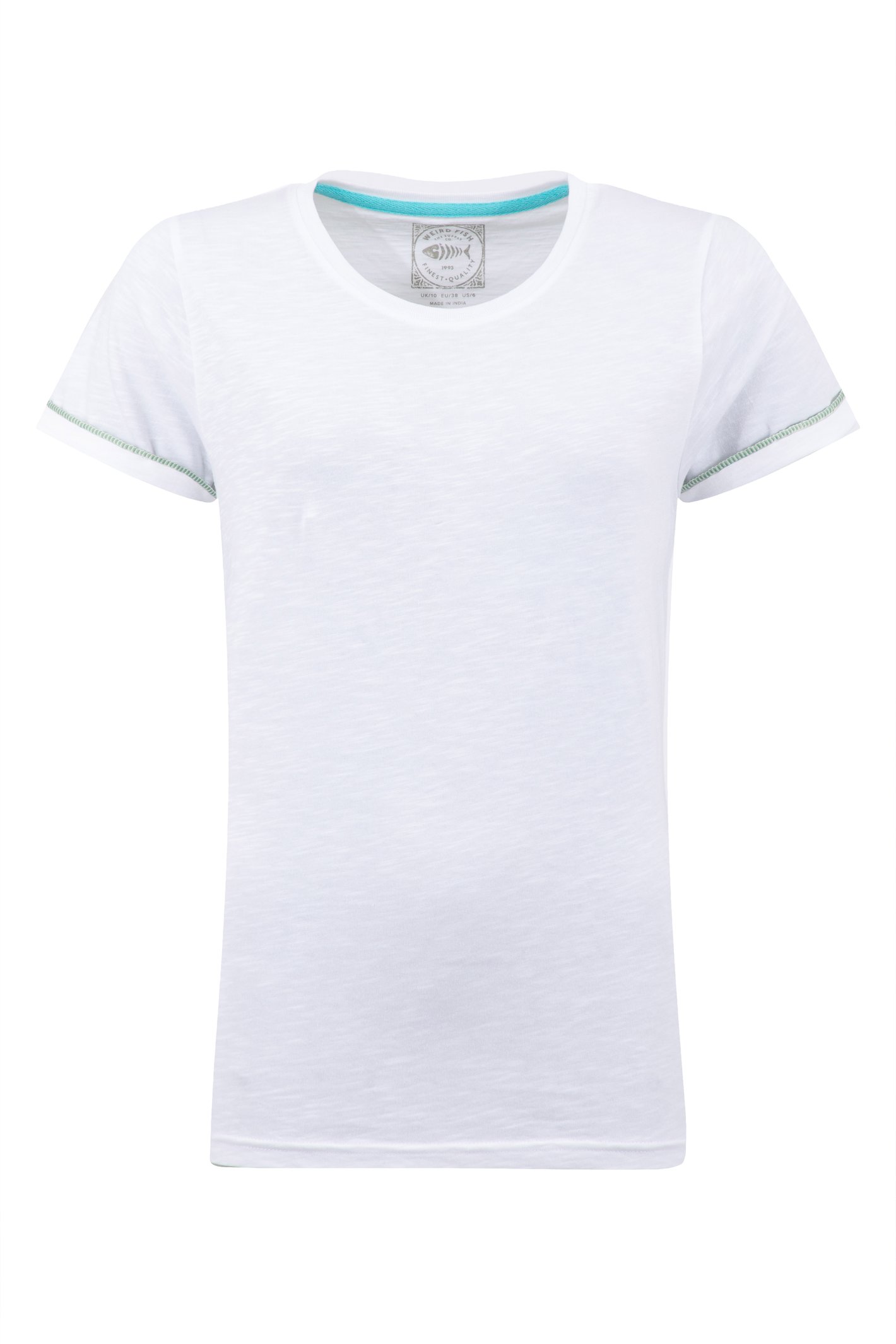 Weird Fish Maya Outfitter T-Shirt White Size 8