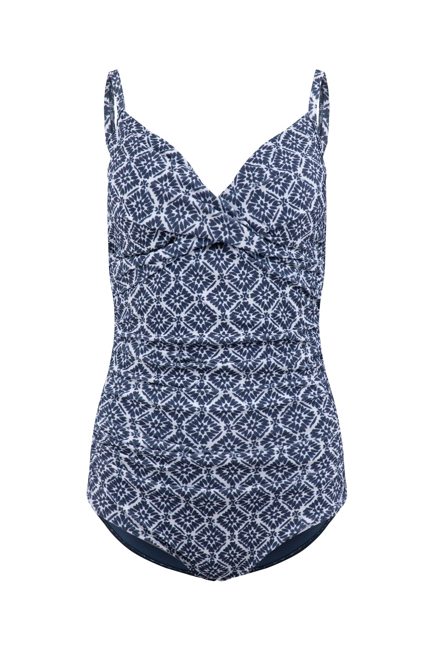 Weird Fish Penelope Printed Swimsuit Twilight Size 20