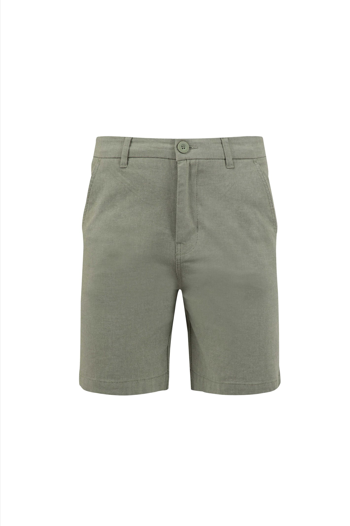 Weird Fish Charleston Textured Chino Shorts Woodland Sage