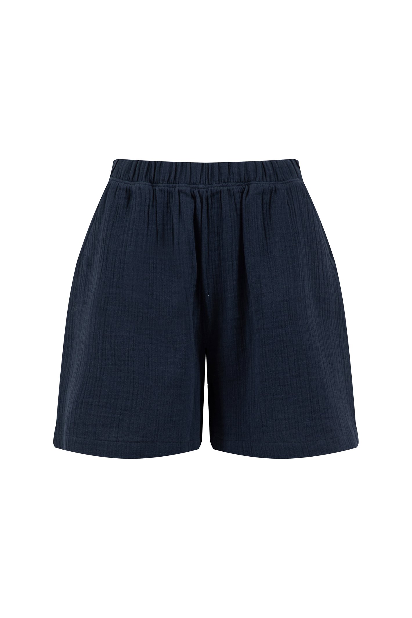 Weird Fish Izzy Double Cloth Shorts Navy Size 12