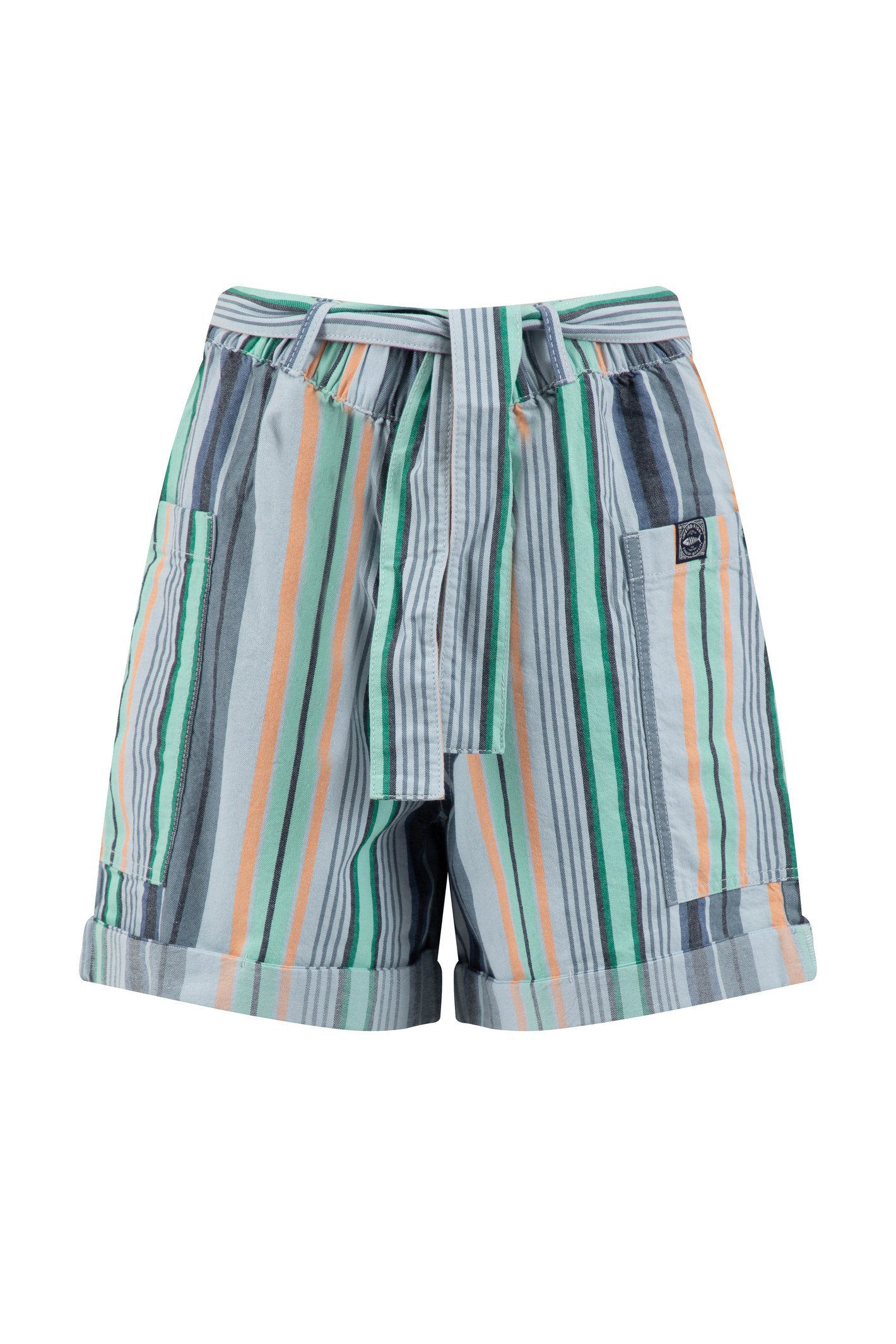 Weird Fish Wilder Striped Summer Shorts Skyway