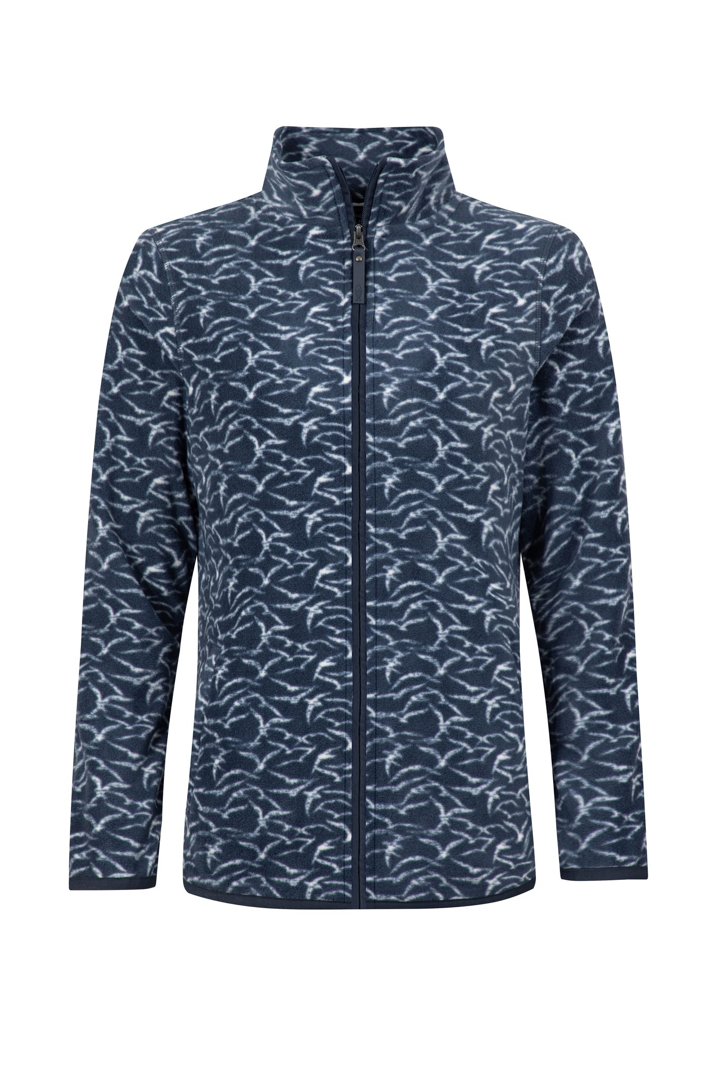 Weird Fish Rochelle Full Zip Printed Microfleece Night Blue