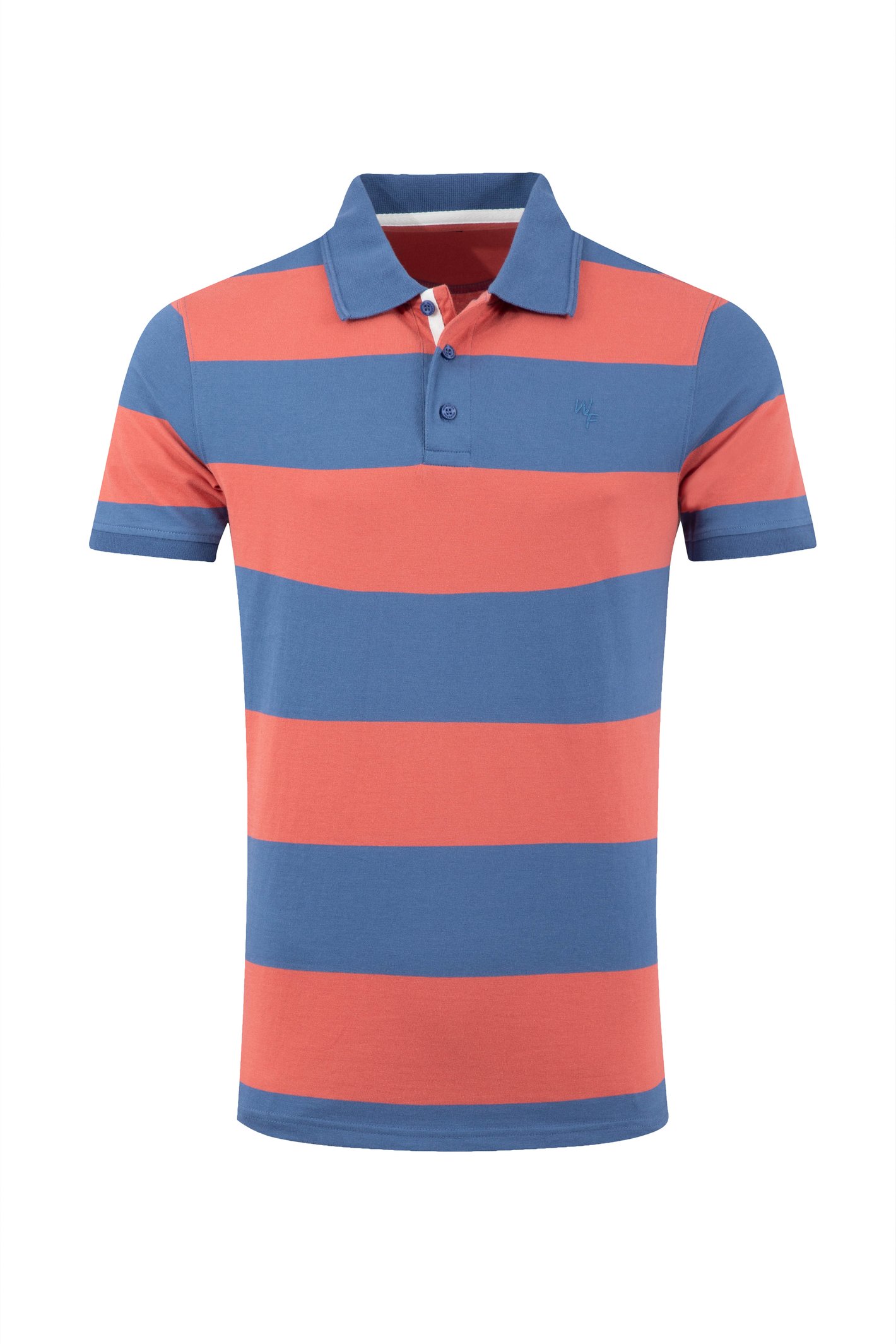 Weird Fish Ronald Striped Polo Shirt Nantucket Size M