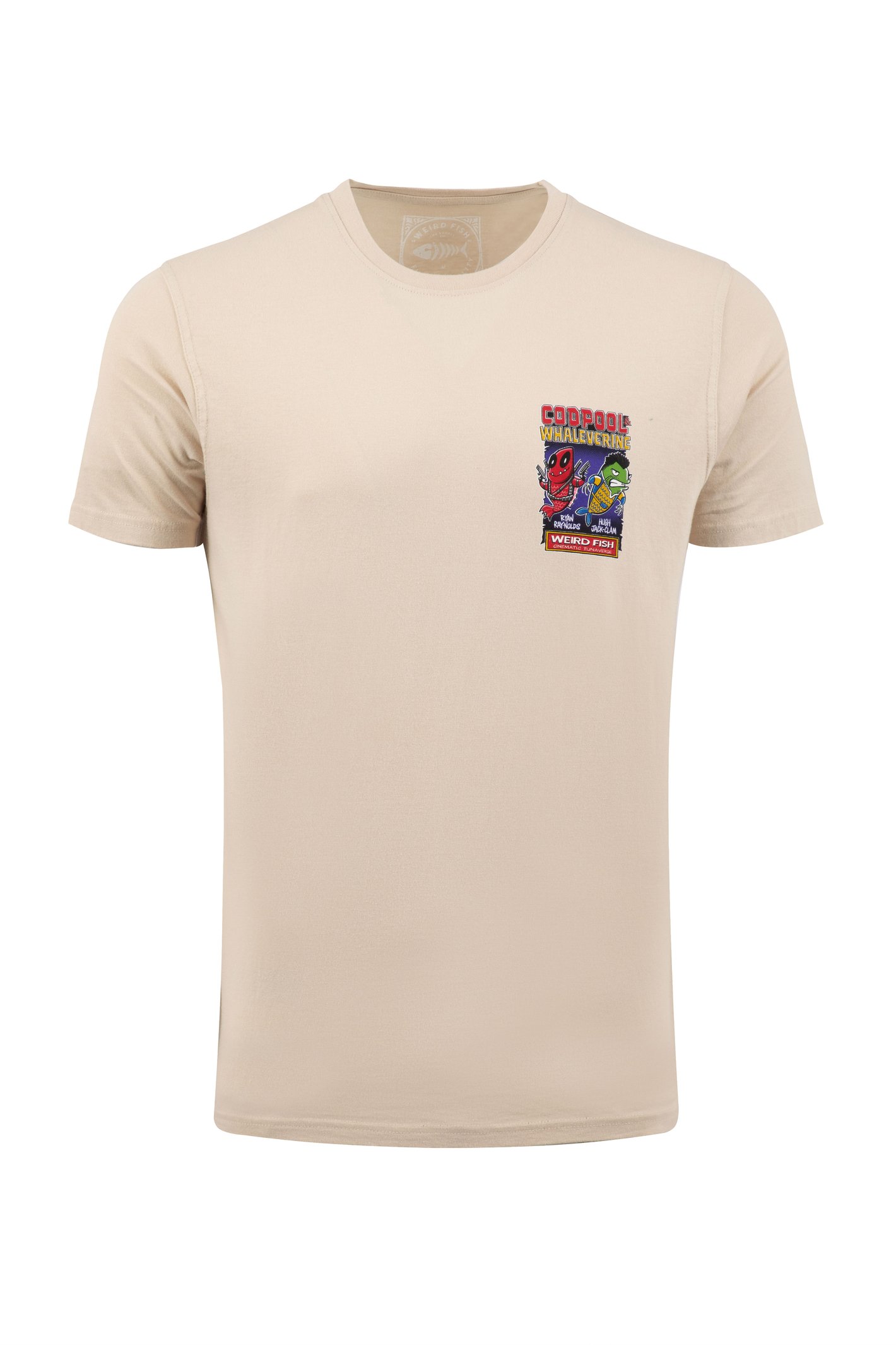 Weird Fish Codpool Back Print Artist T-Shirt String Size 4XL