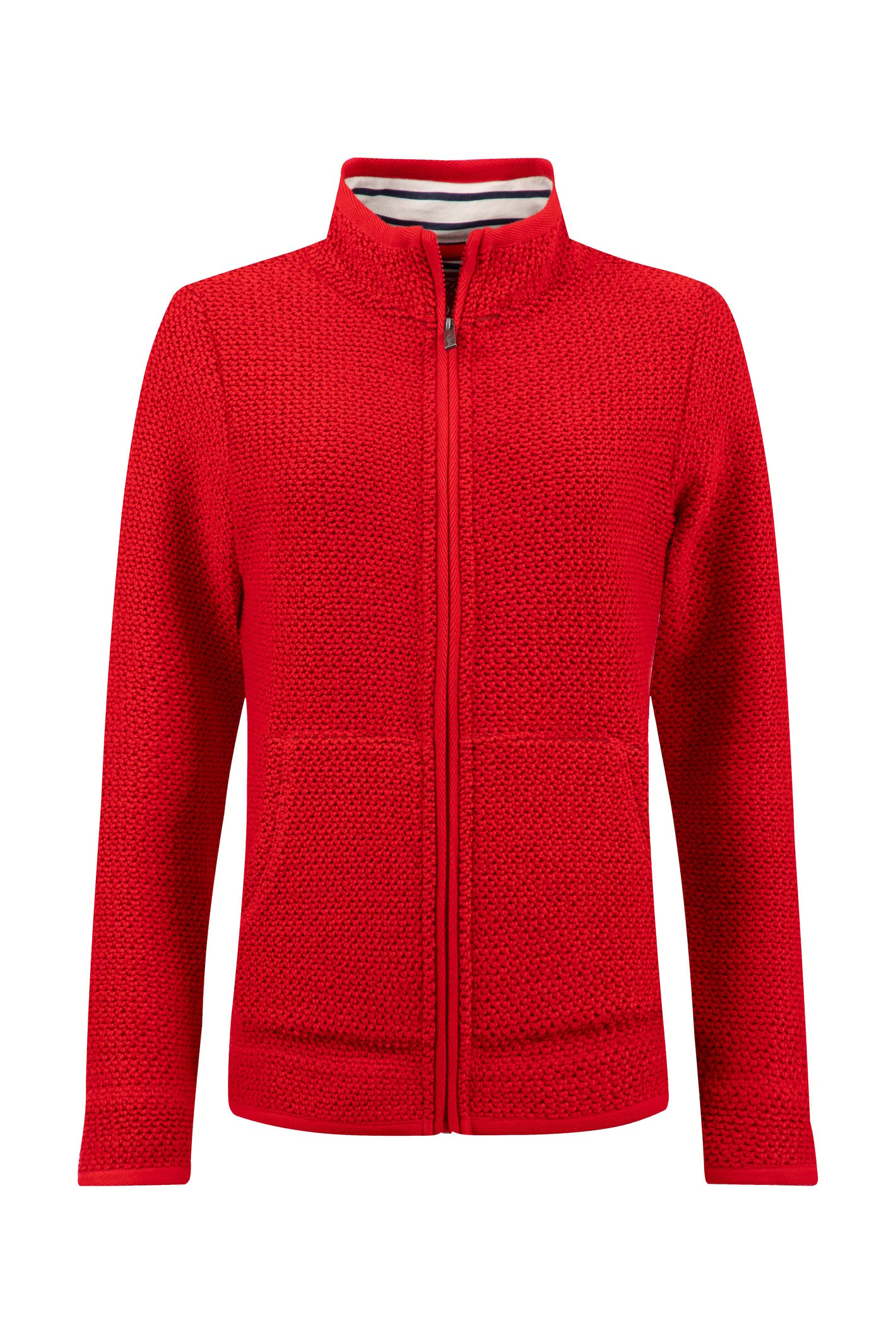 Weird Fish Sontee Full Zip Macaroni Acer Red Size 10