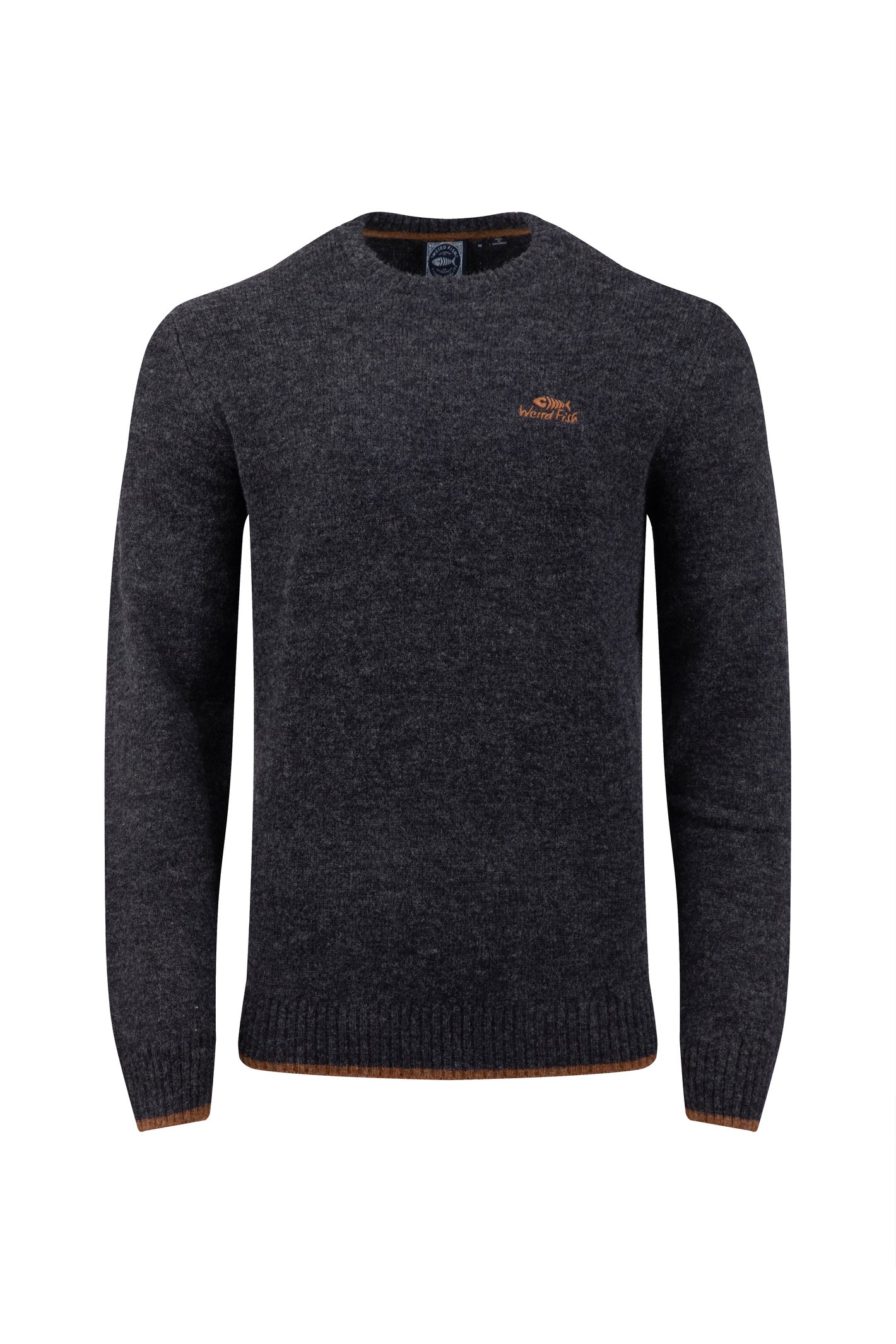 Weird Fish Gorleston Crew Neck Jumper Midnight Size 2XL
