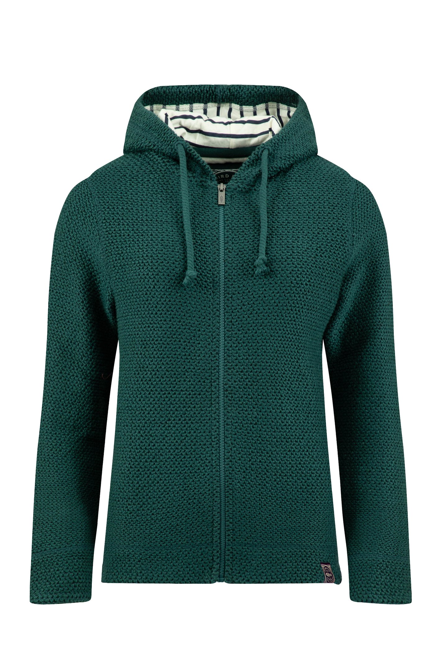 Weird Fish Chicoa Full Zip Macaroni Hoodie Forest Green Size 20
