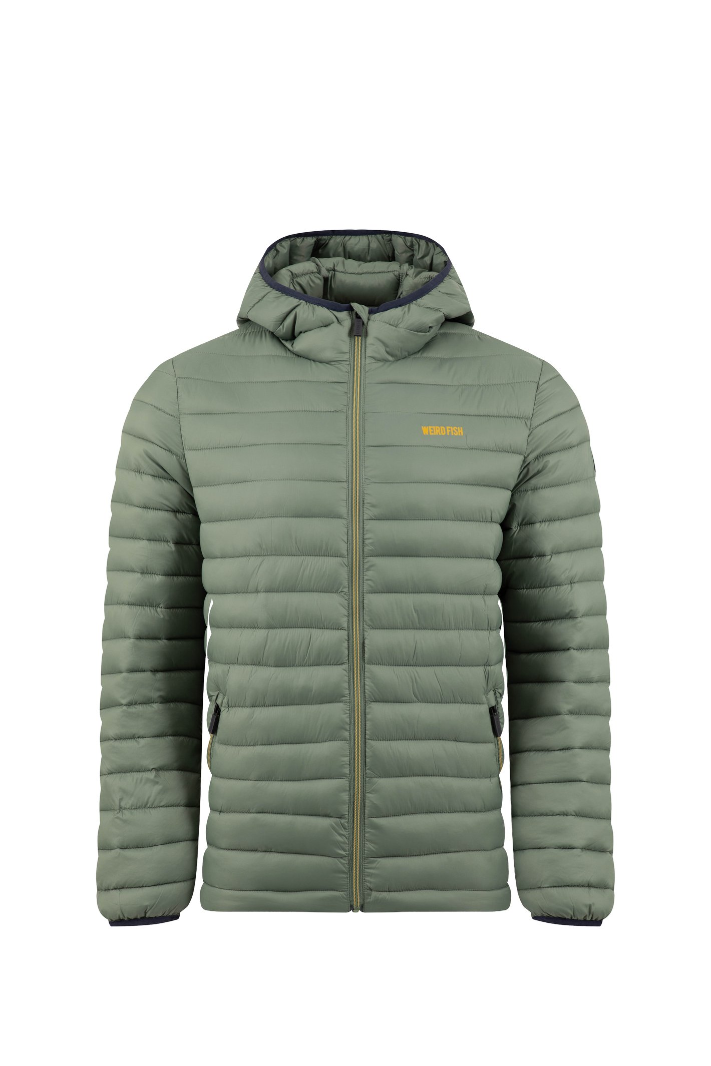 Weird Fish Weird Fish Flete Lightweight Showerproof Padded Jacket Military Green