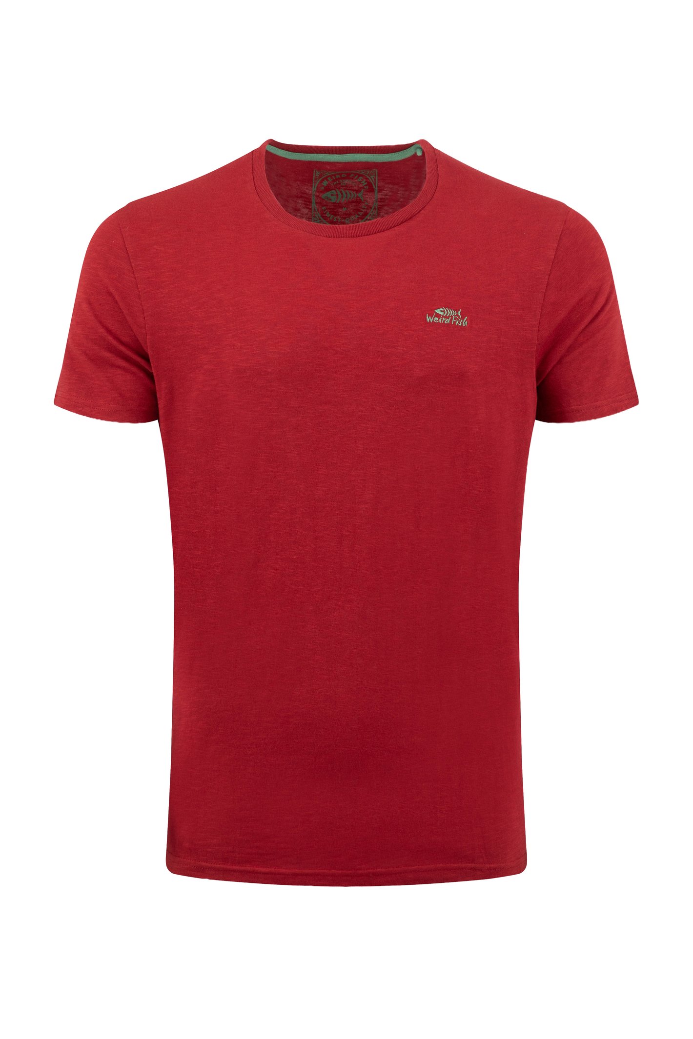 Weird Fish Fished Branded T-Shirt Barn Red Size L