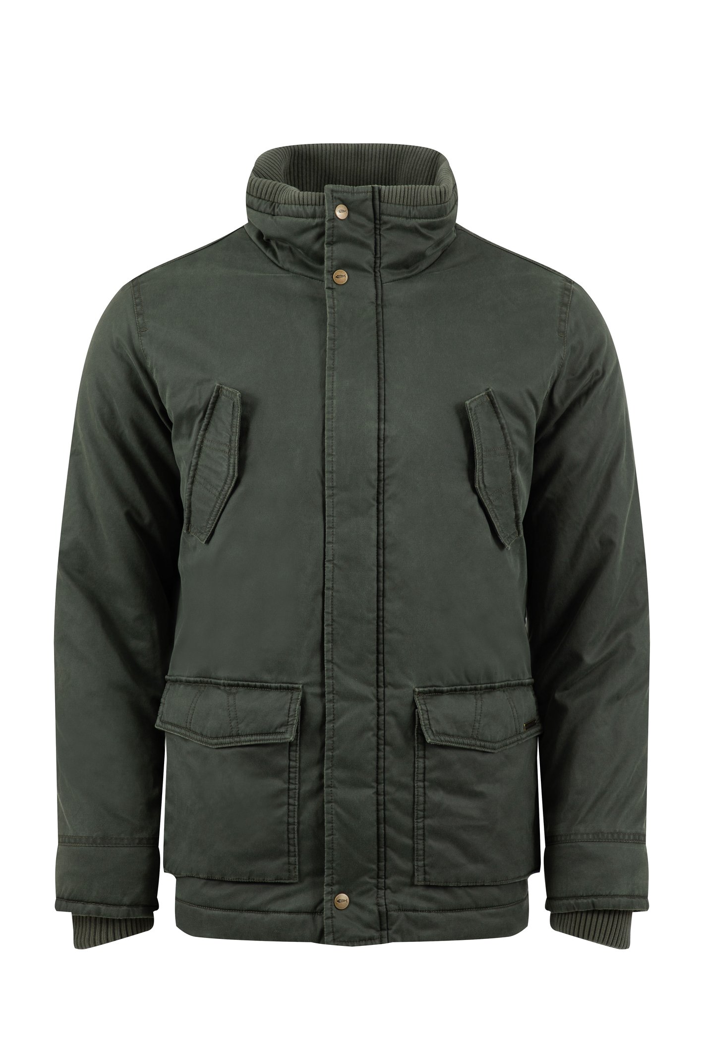 Weird Fish Weird Fish Thunderchief Wadded Field Jacket Anthracite